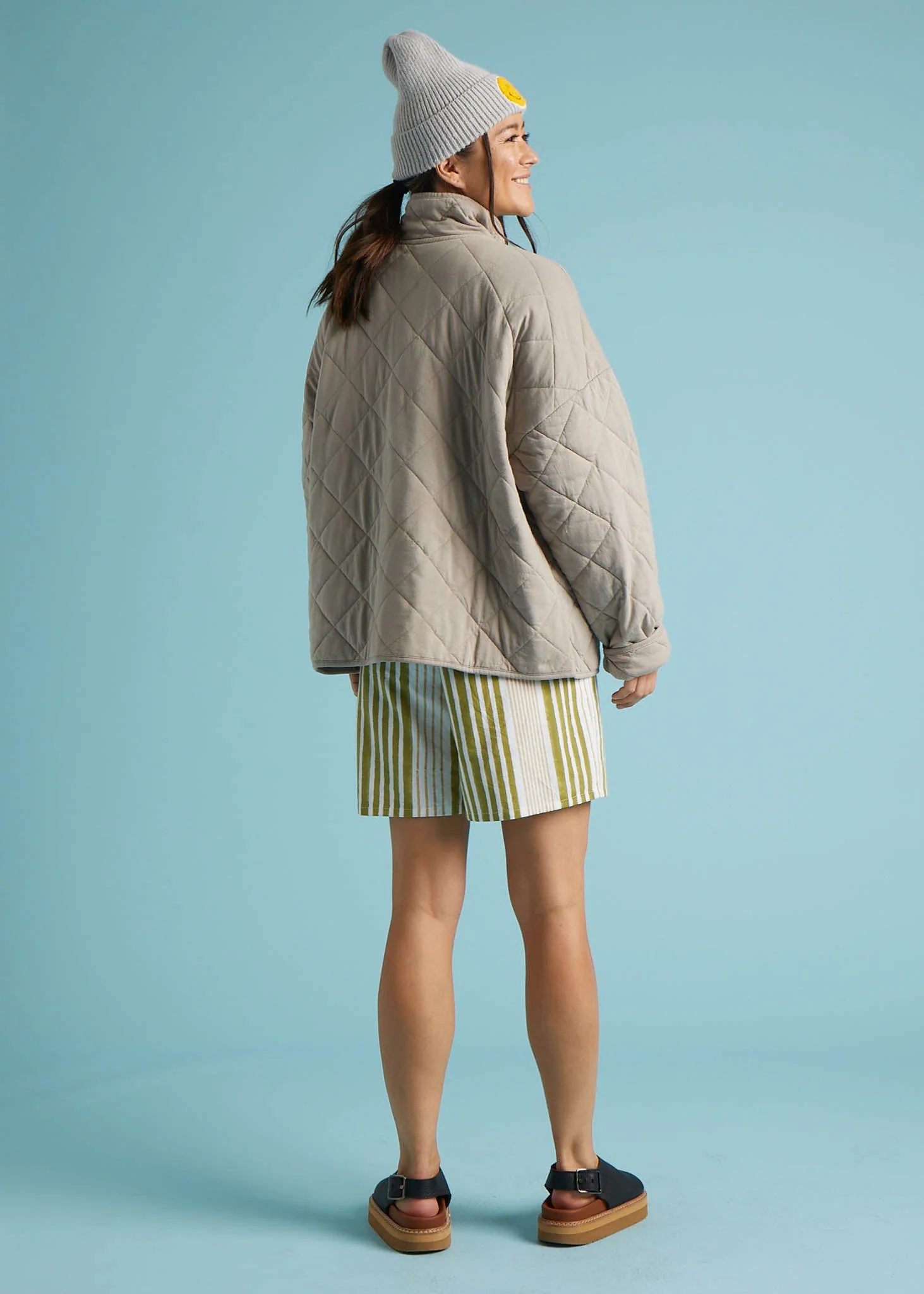 Countryside Quilted Jacket - Pebble - Image 21