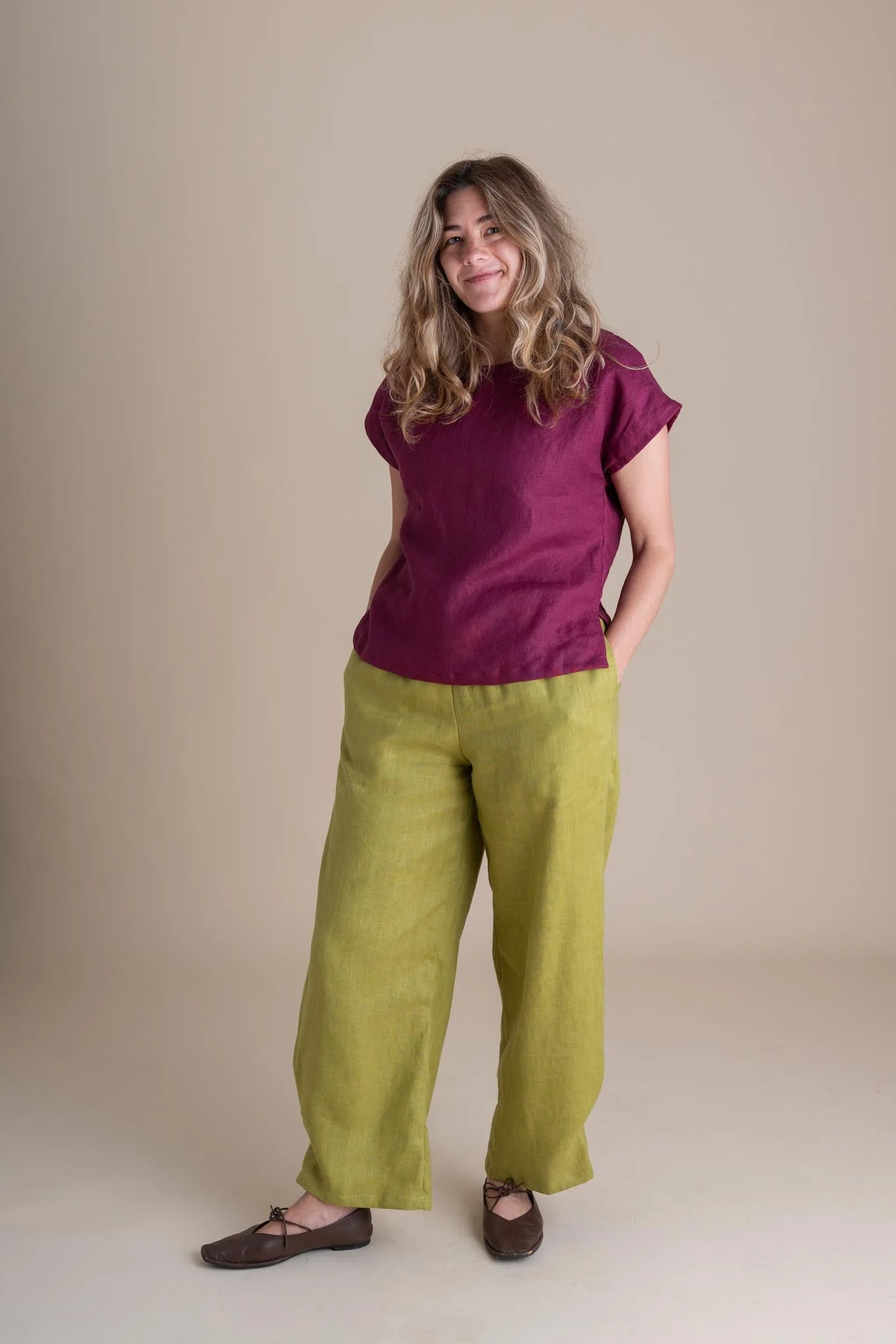 Crescent Moon Pants (Updated) in Citrus - Image 4