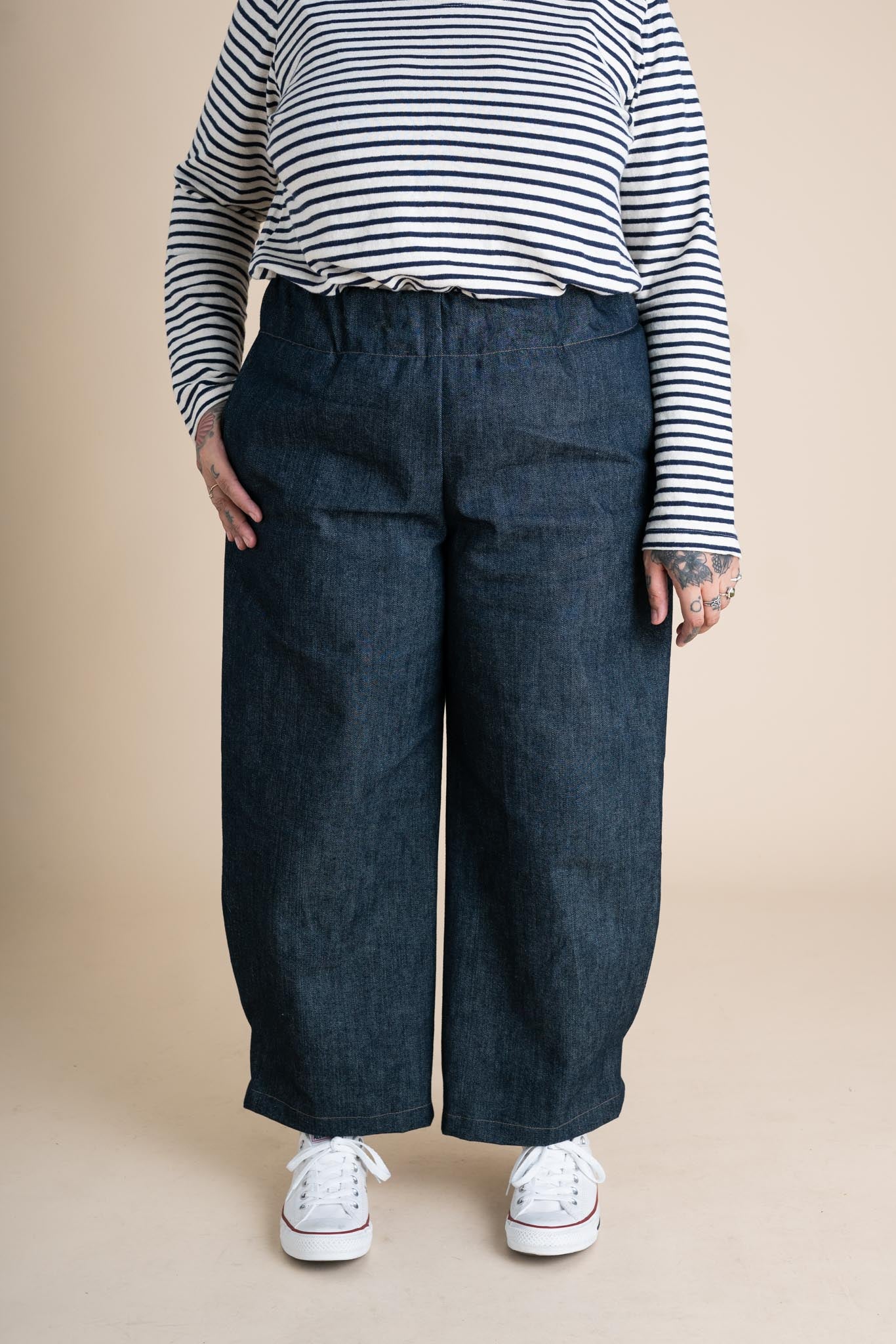 Crescent Moon Pants (Updated) in Cone Denim - Image 4