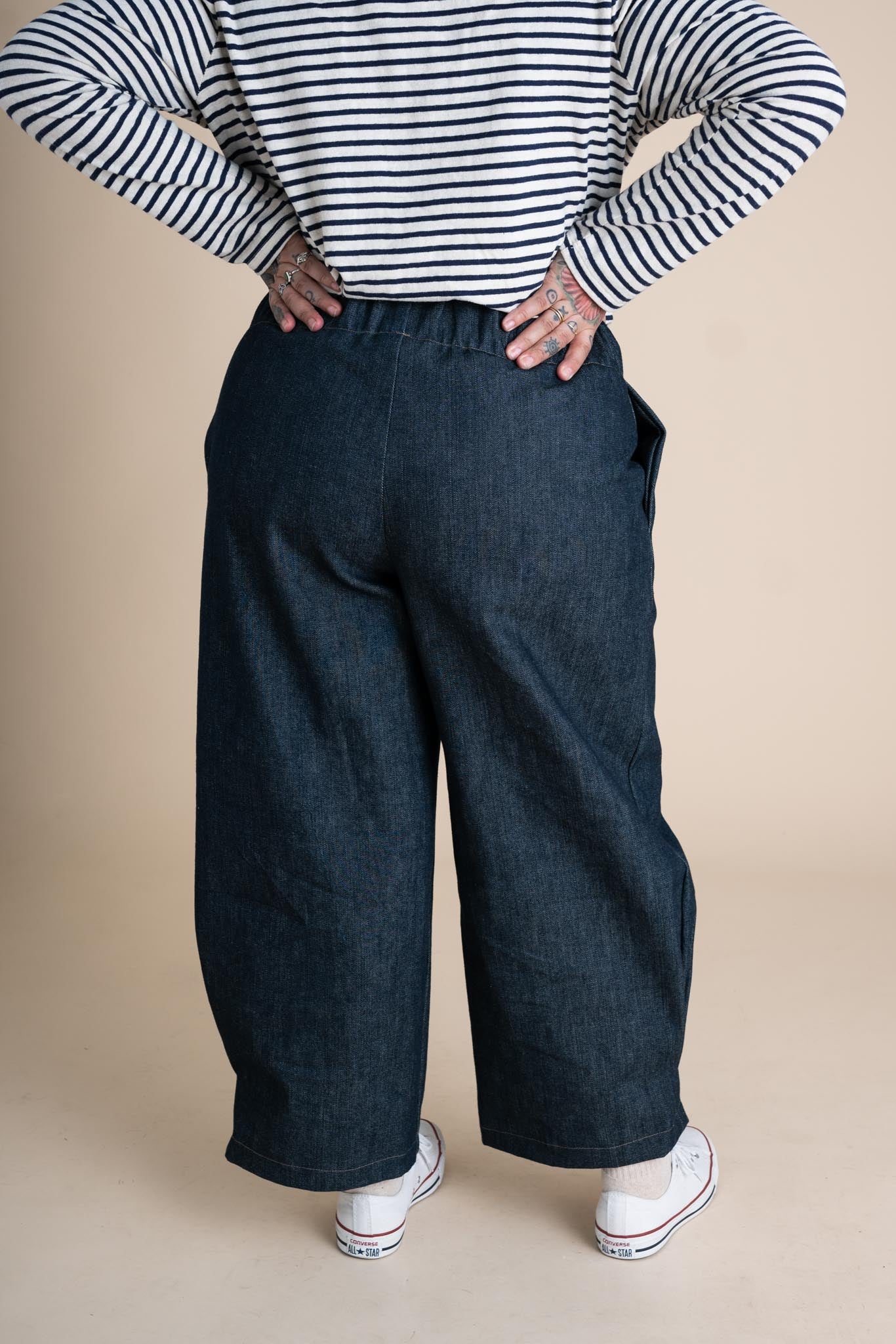 Crescent Moon Pants (Updated) in Cone Denim - Image 6