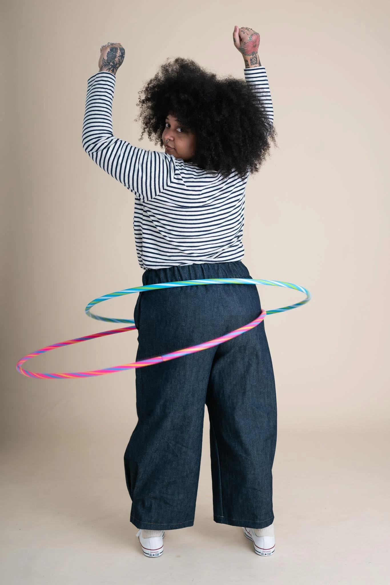 Crescent Moon Pants (Updated) in Cone Denim - Image 7