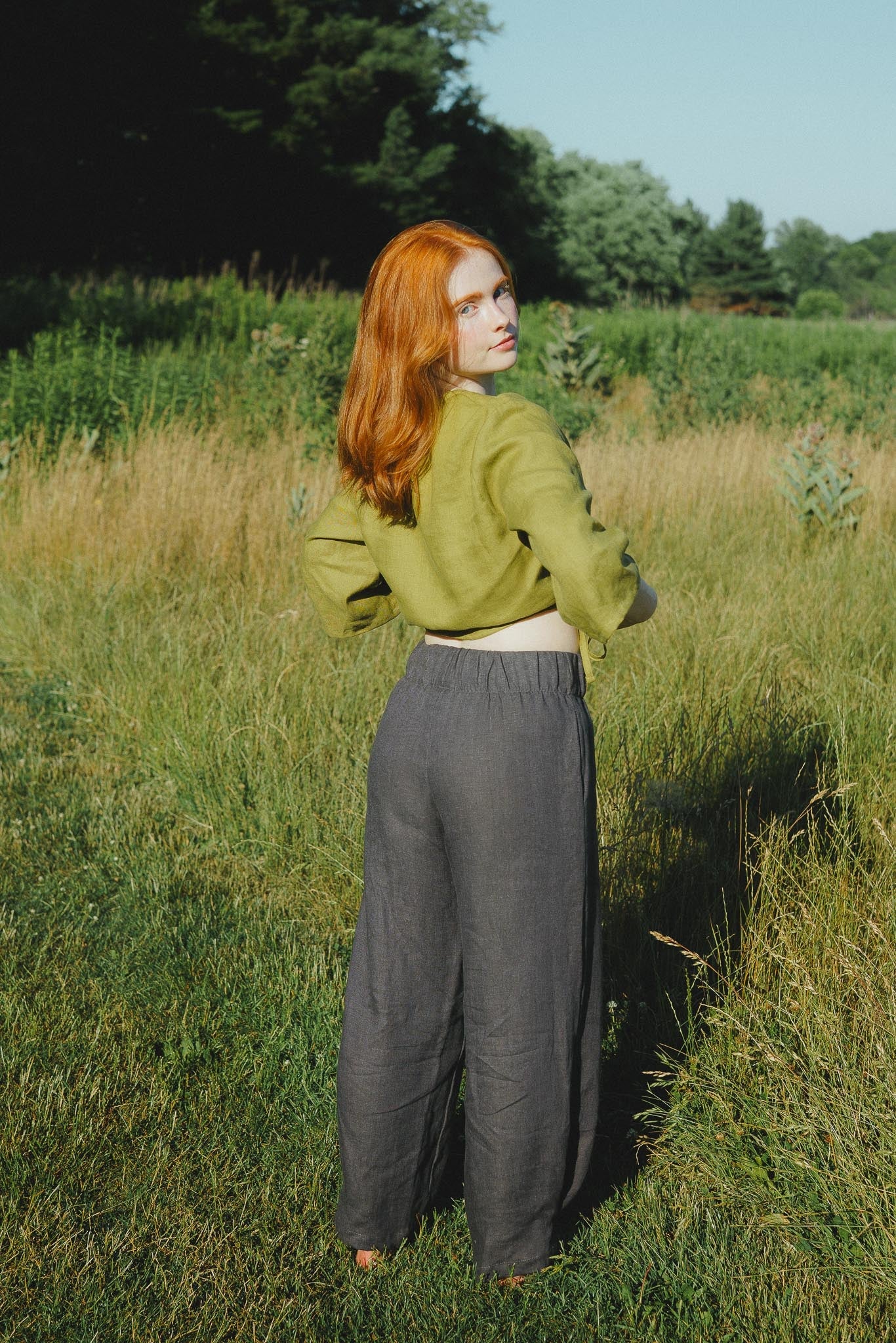 Crescent Moon Pants (Updated) in Stone - Image 3