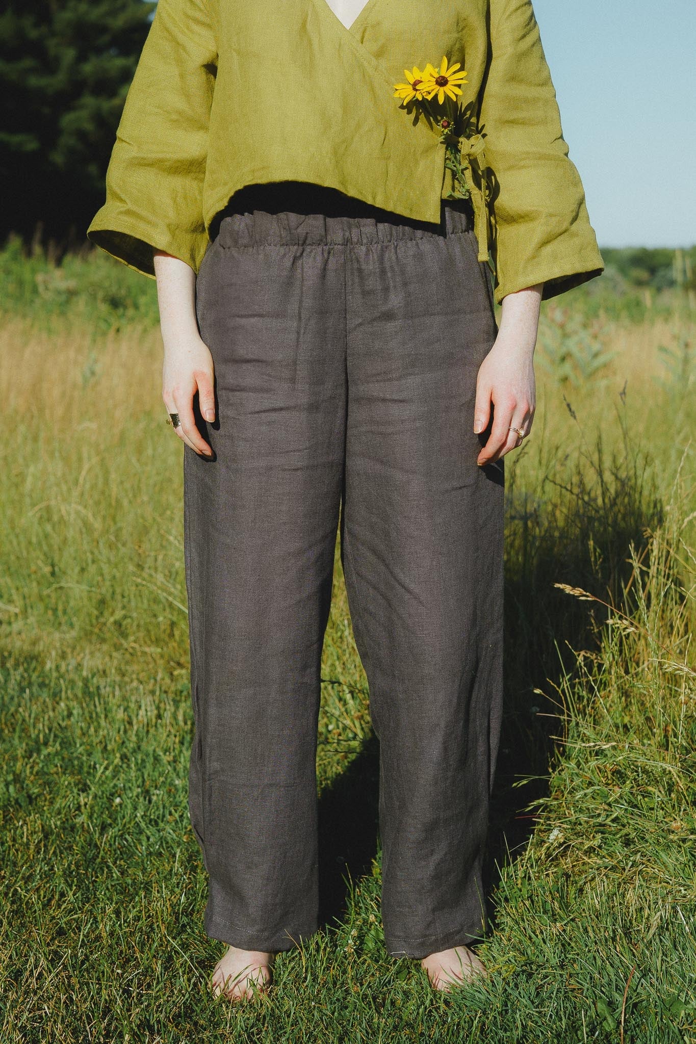 Crescent Moon Pants (Updated) in Stone - Image 6