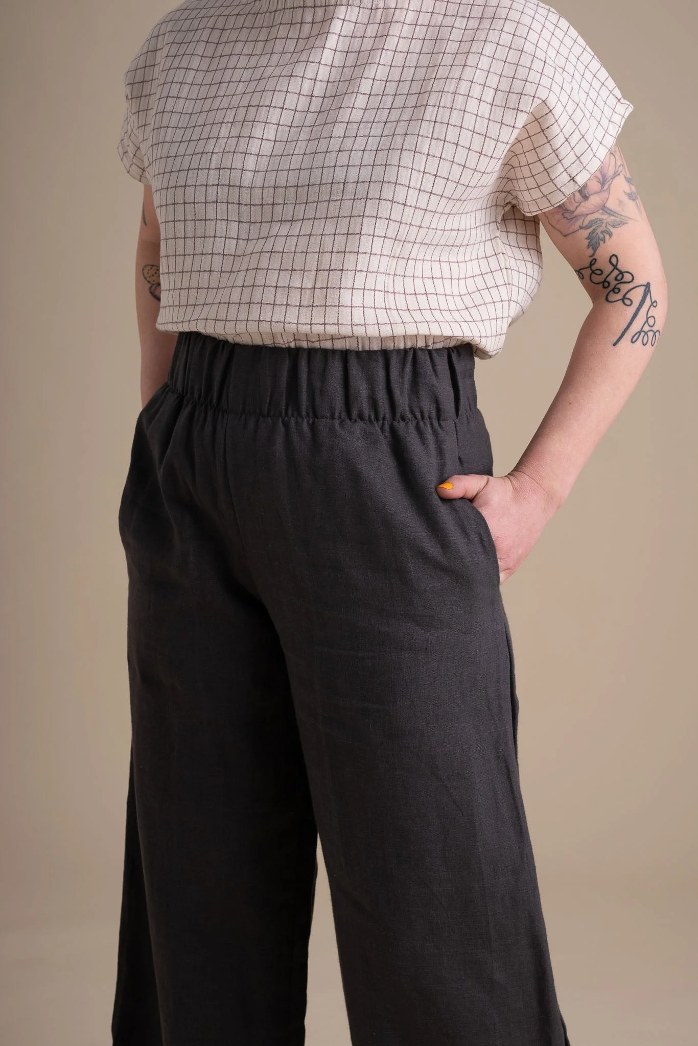 Crescent Moon Pants (Updated) in Stone - Image 9