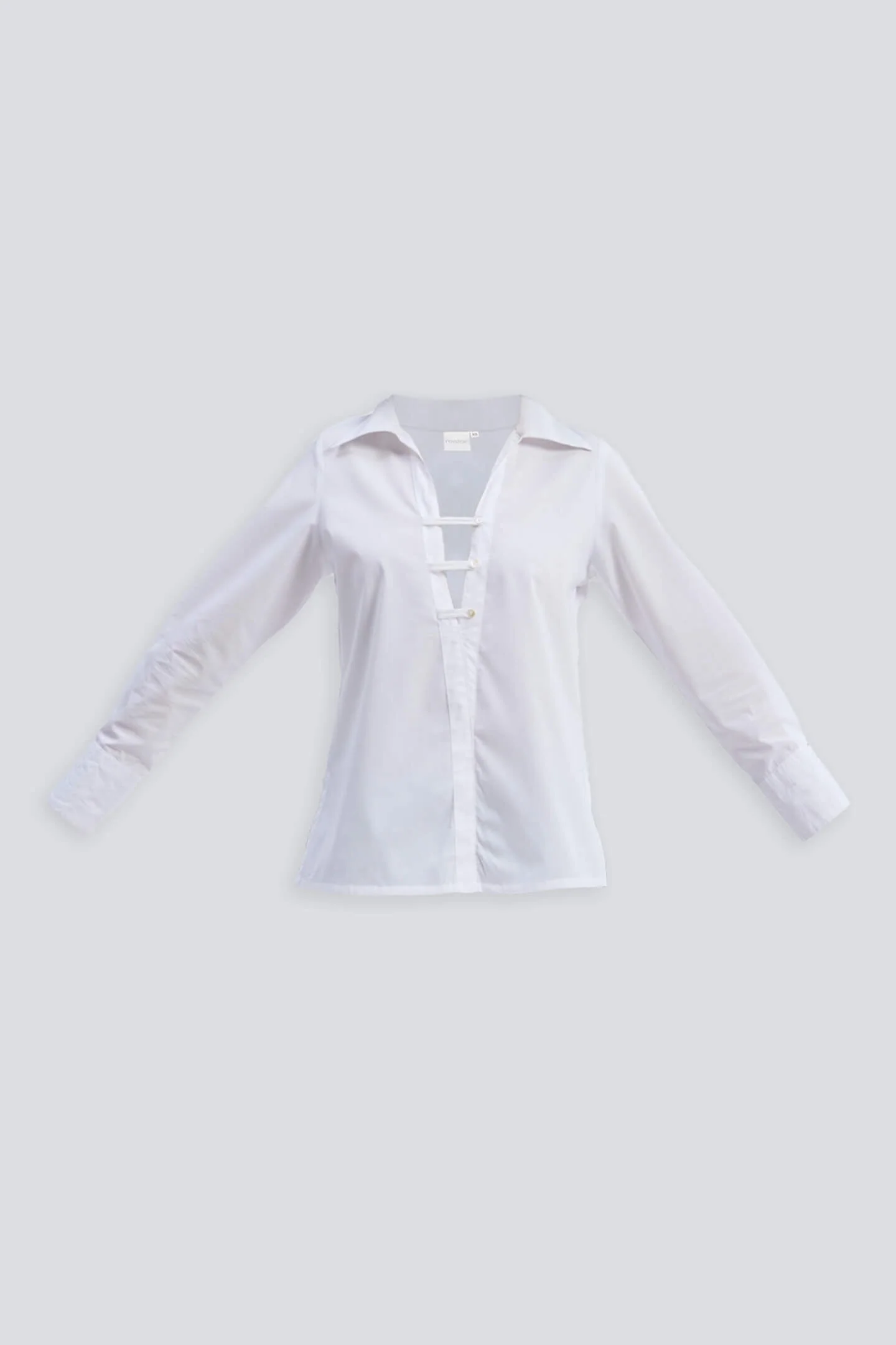 Crisp Details Button-down Shirt in White - Image 13