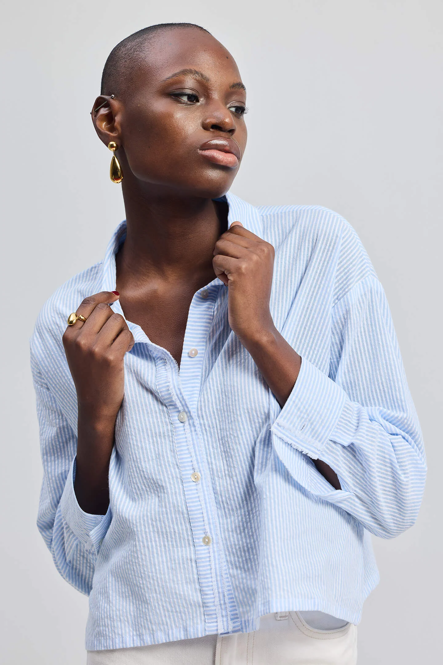 Crop it like its Hot Shirt in Stripes - Image 4