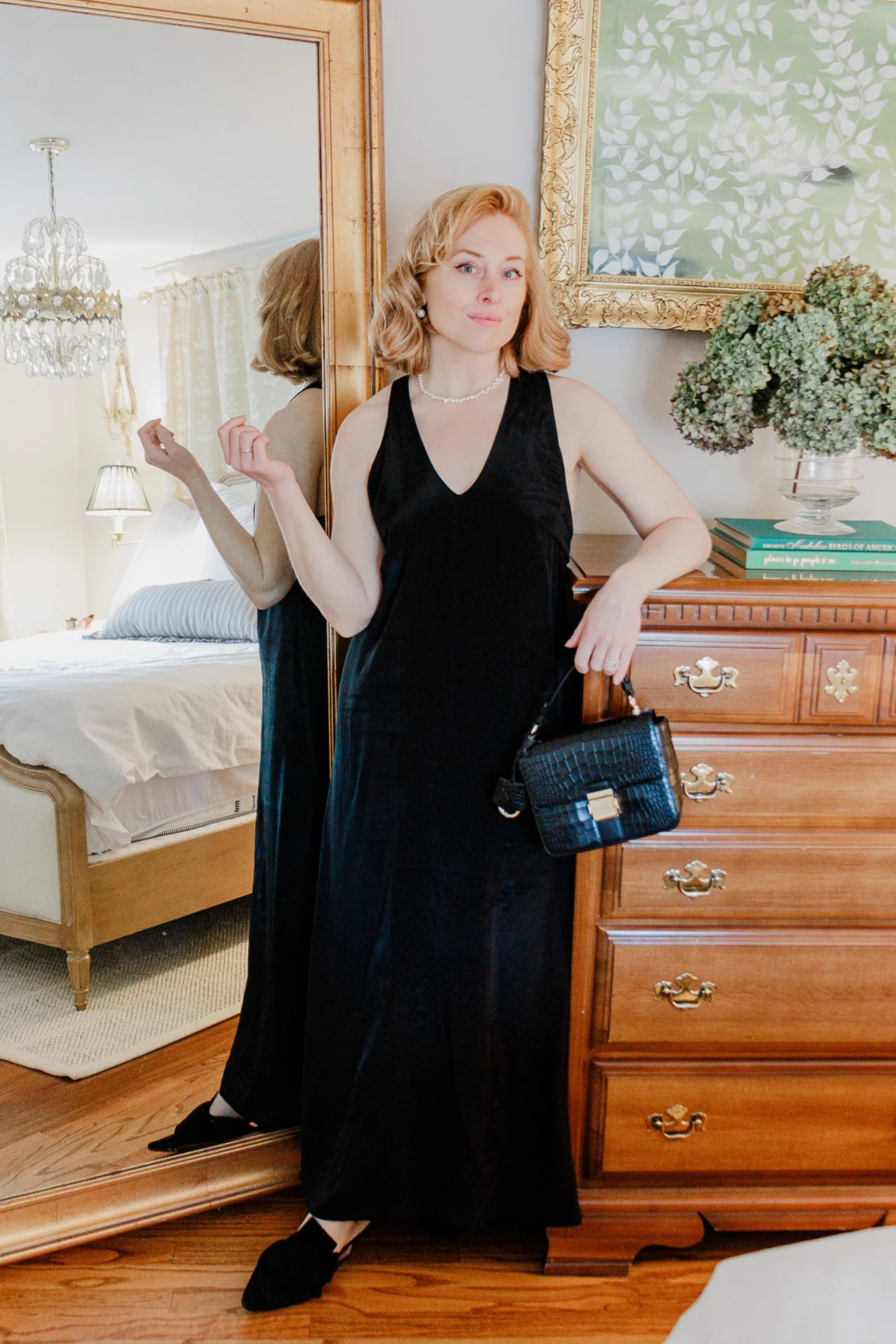 Crossed in Chic Sleeveless Maxi Dress in Black - Image 10