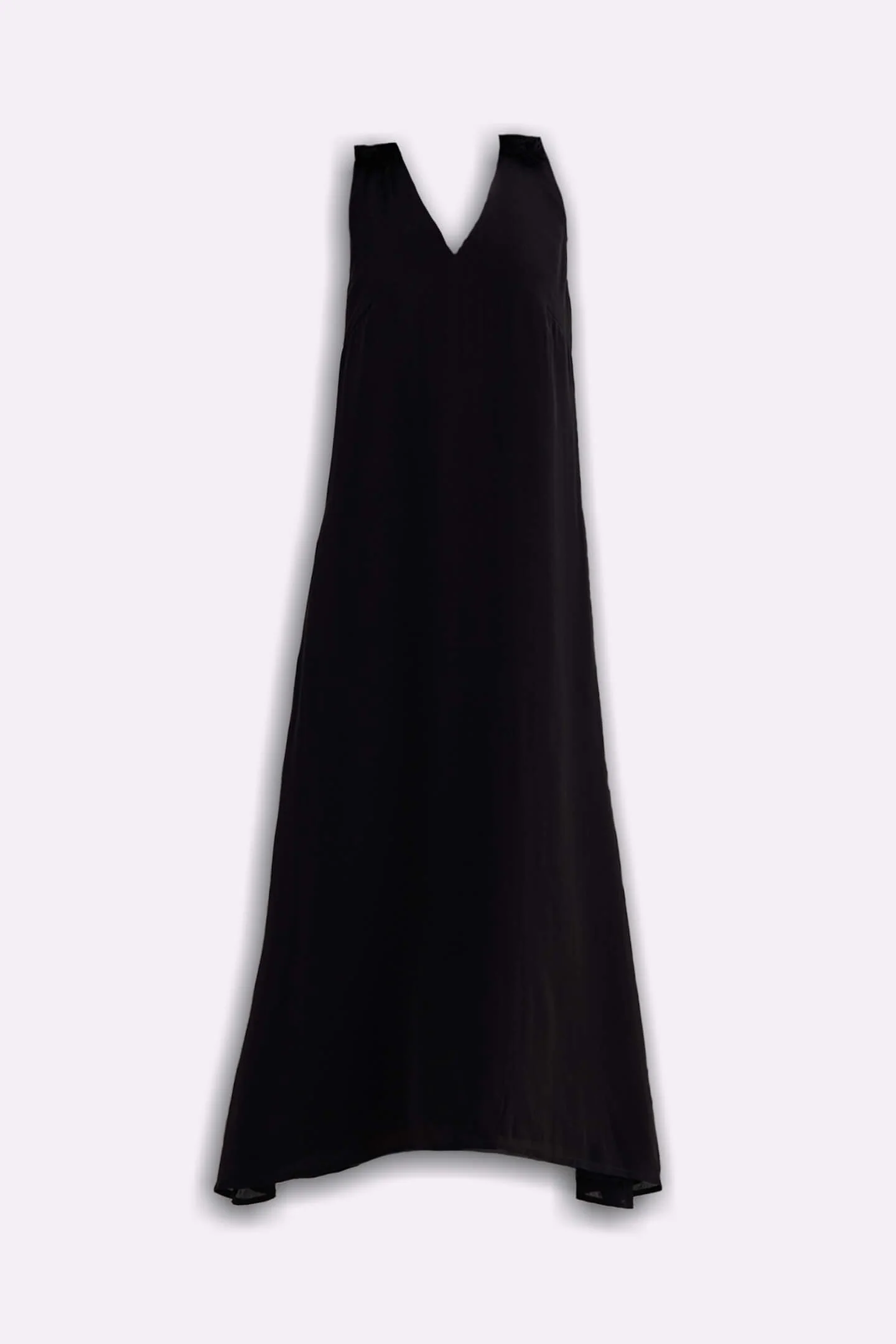 Crossed in Chic Sleeveless Maxi Dress in Black - Image 9