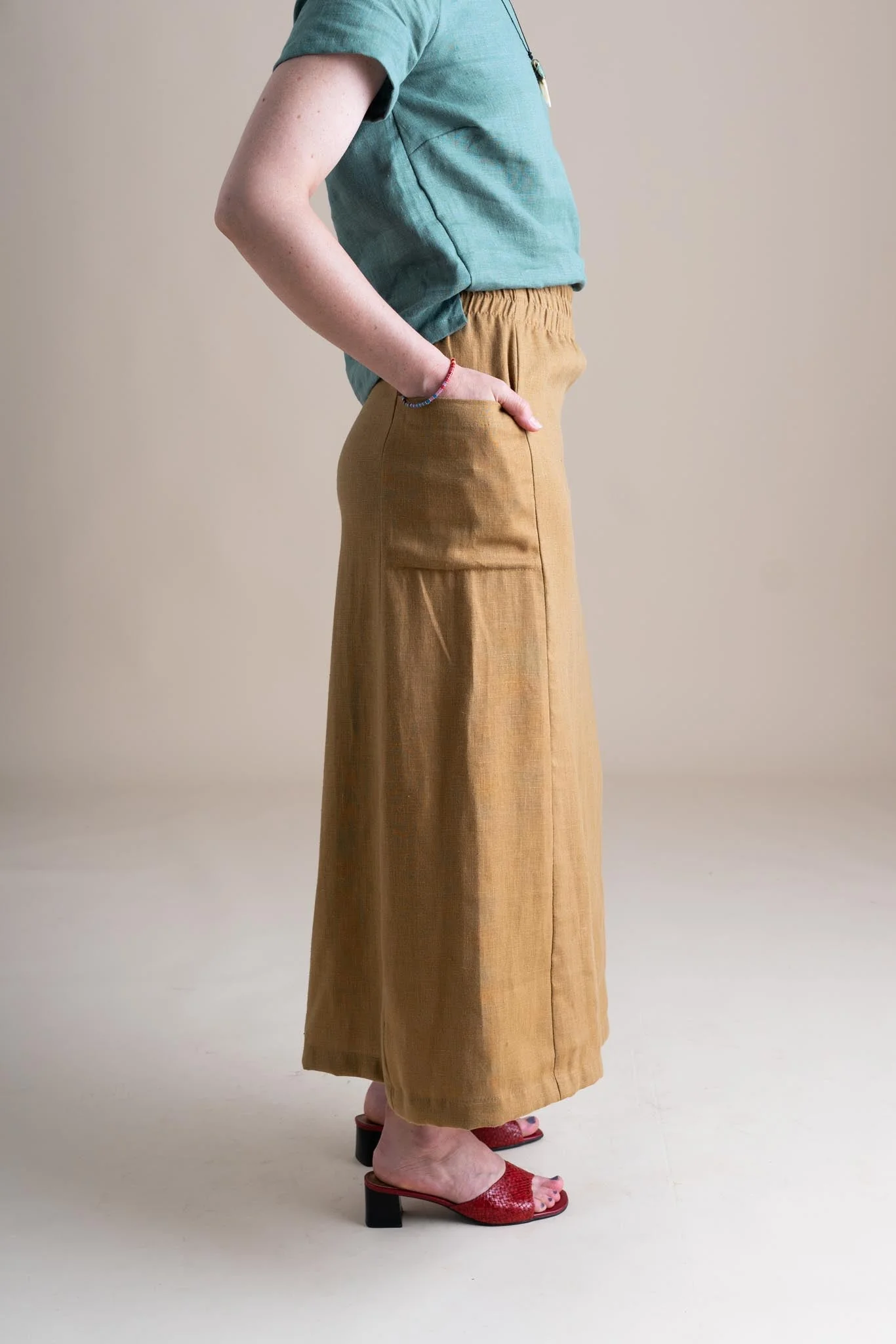 Cypress Skirt in Wheat - Image 2