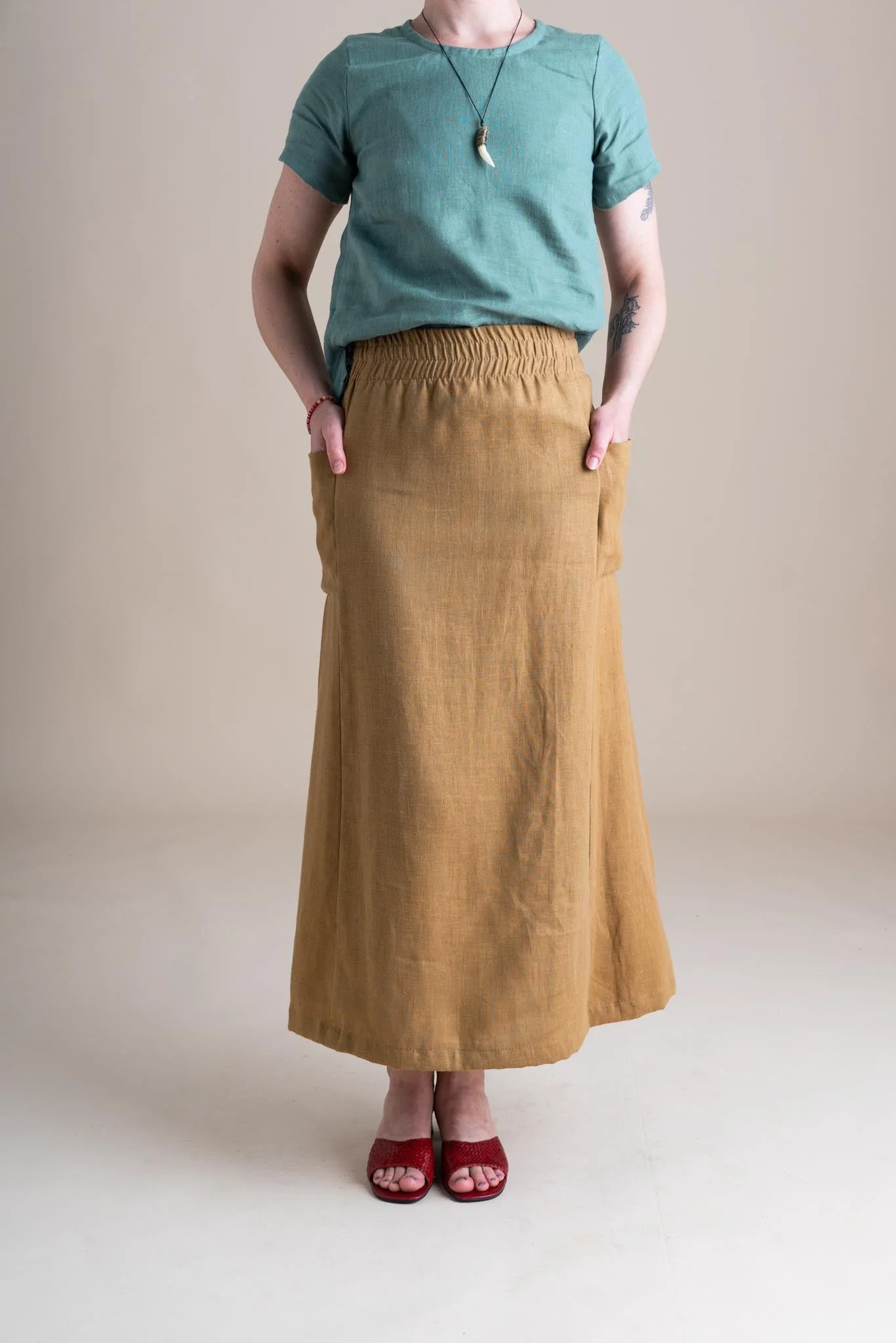 Cypress Skirt in Wheat - Image 3