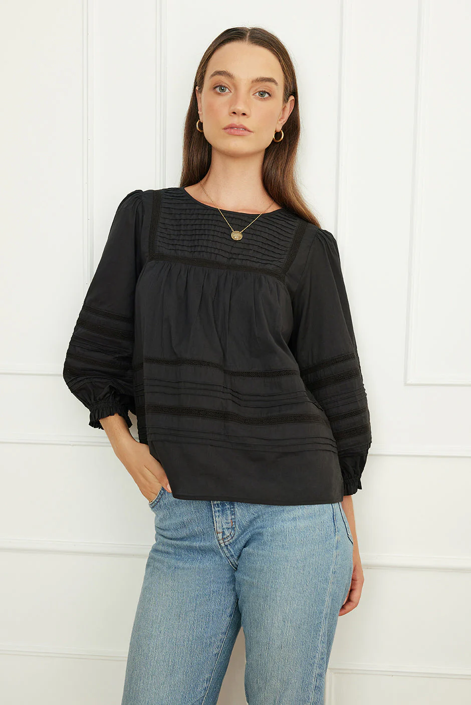 Dawn Blouse in Black - Image 2