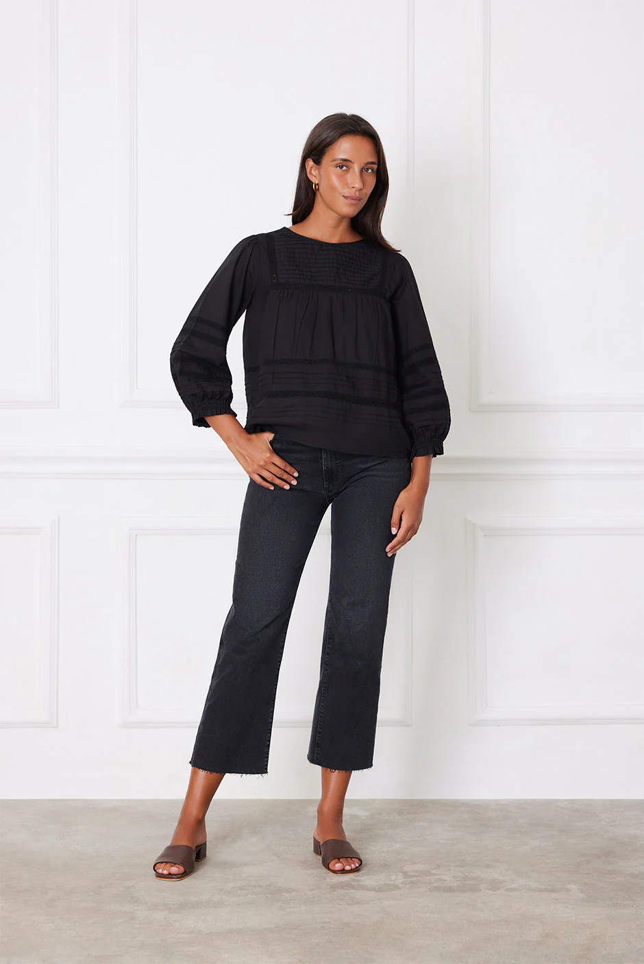 Dawn Blouse in Black - Image 3