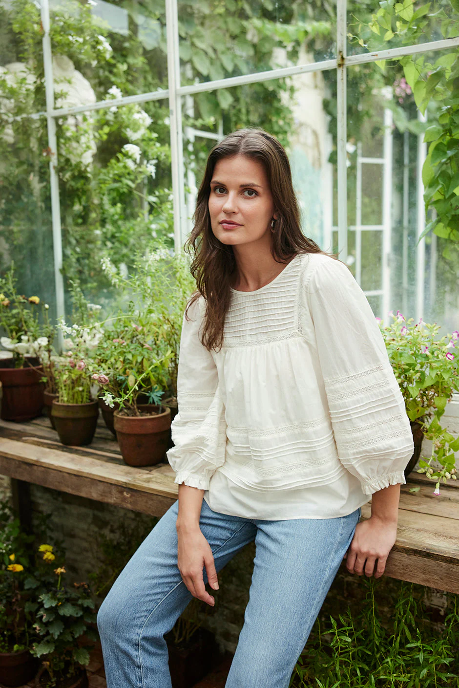 Dawn Blouse in Off White - Image 7