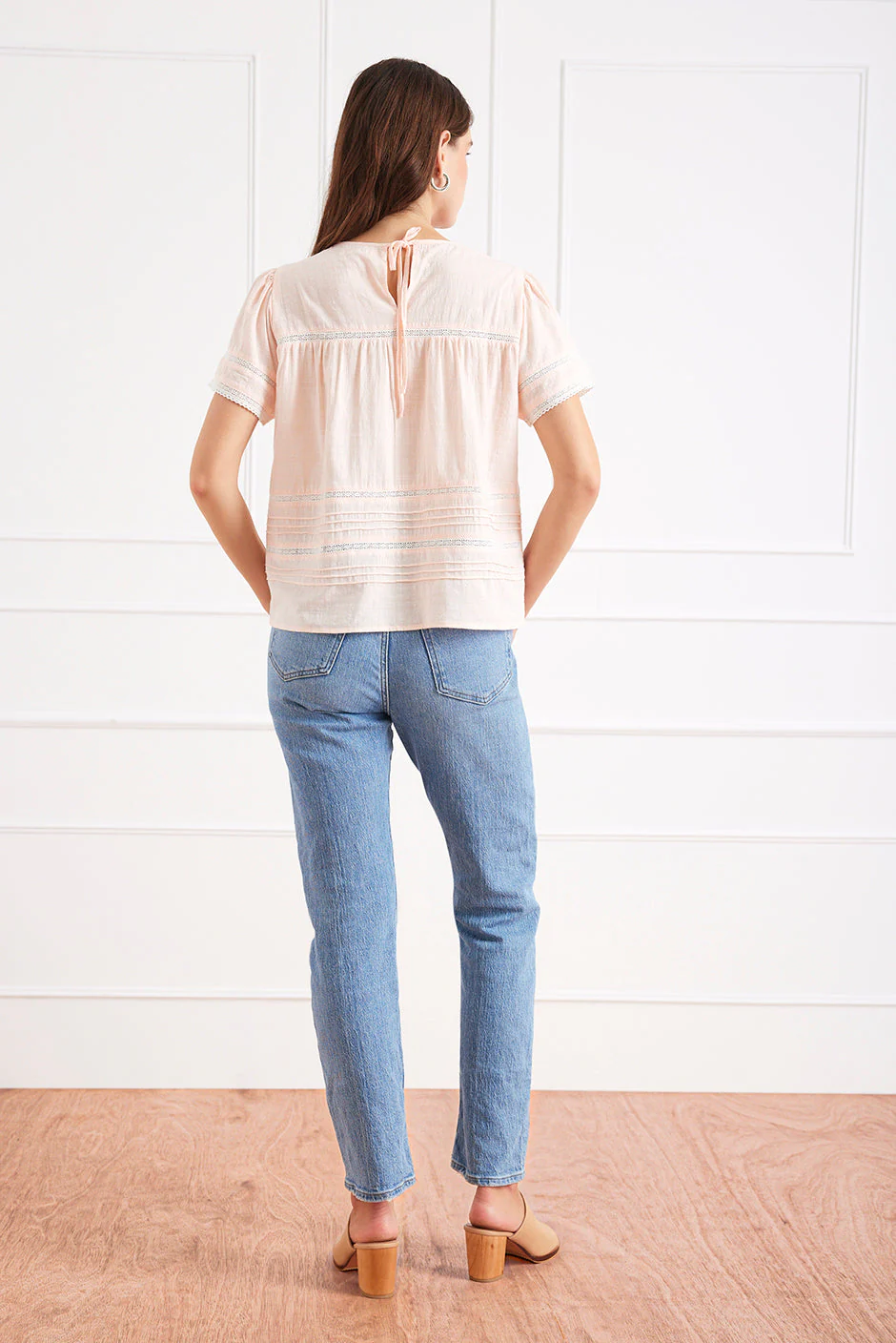 Dawn Tee in Bright Bellini - Image 4