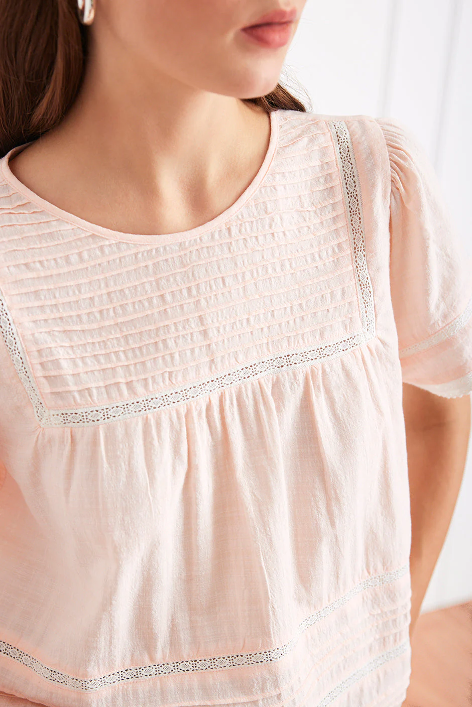 Dawn Tee in Bright Bellini - Image 5