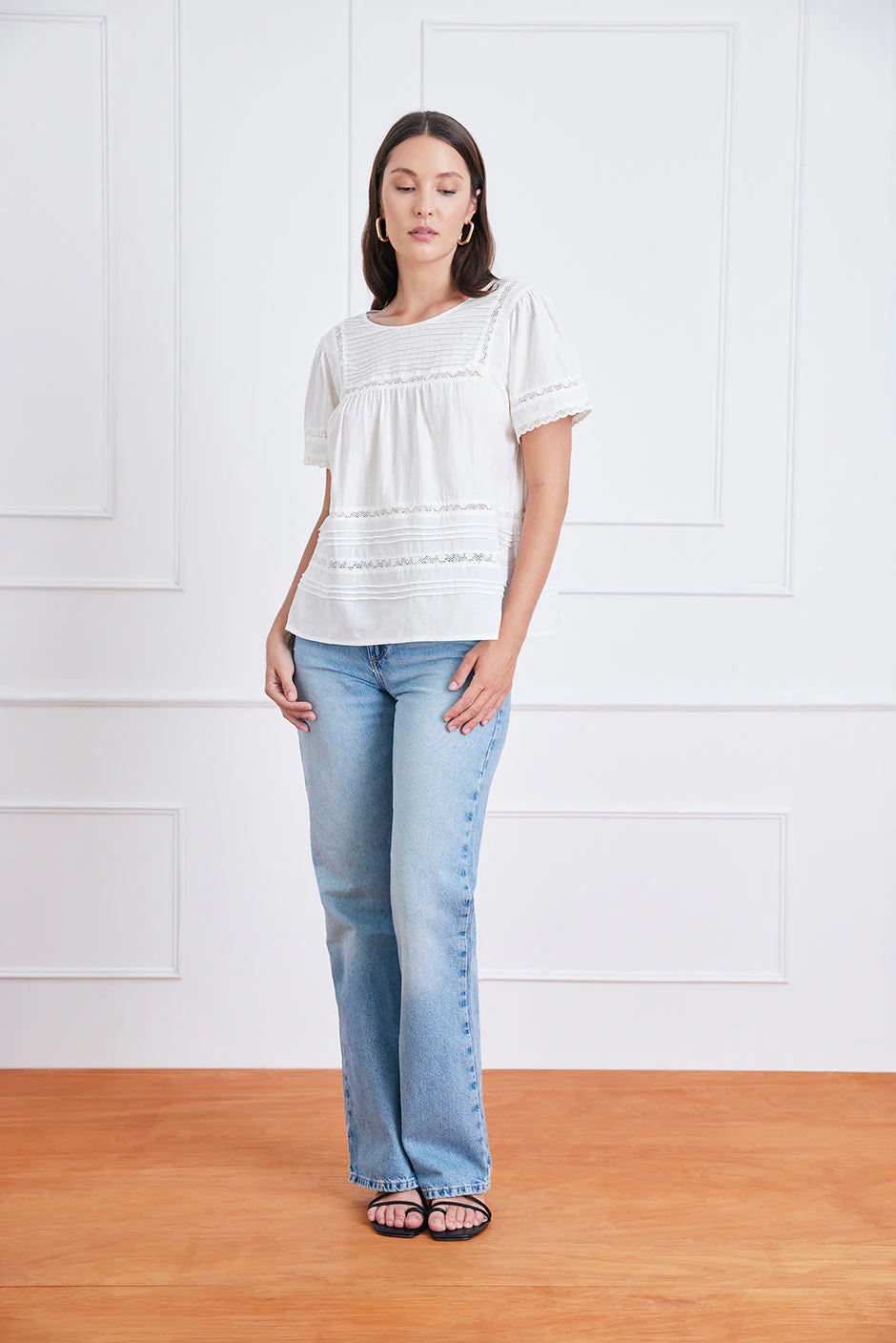 Dawn Tee in Off White - Image 3