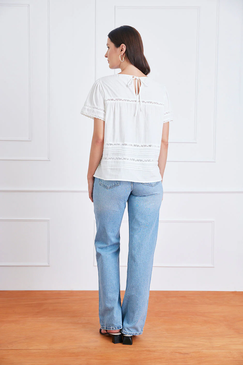 Dawn Tee in Off White - Image 5