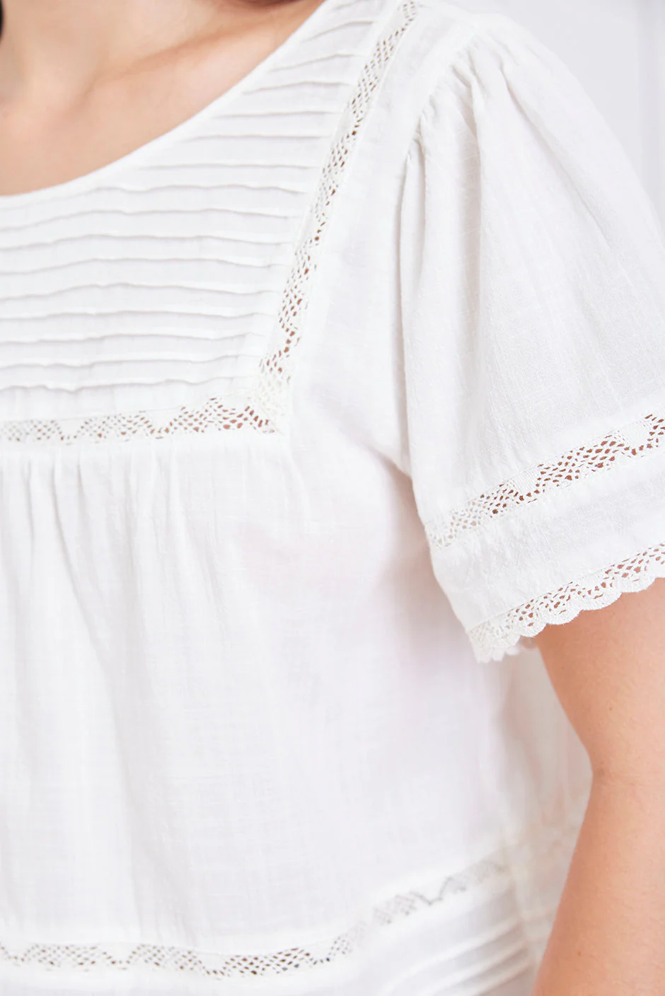 Dawn Tee in Off White - Image 7