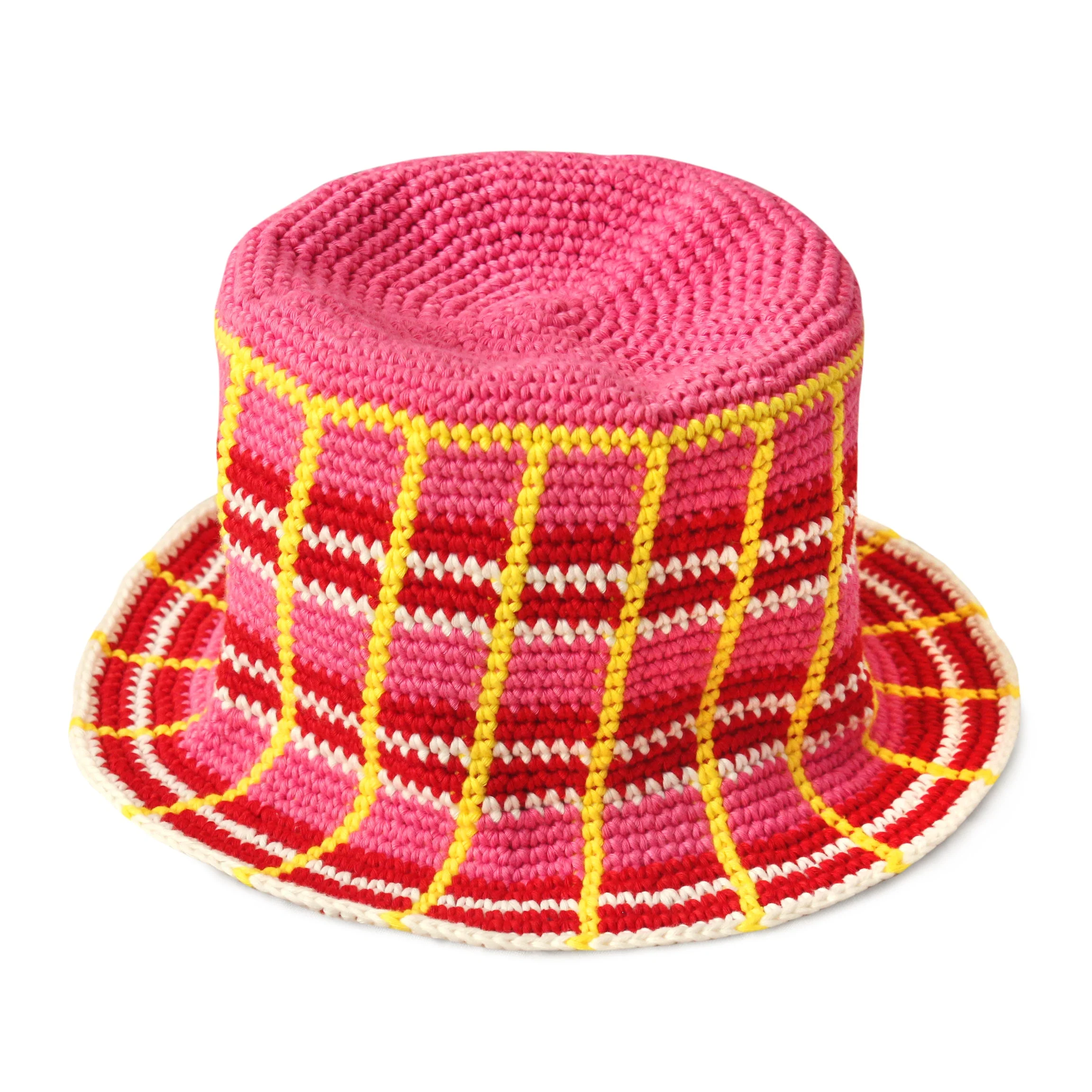 DERBY Plaid Crochet Hat - Image 2