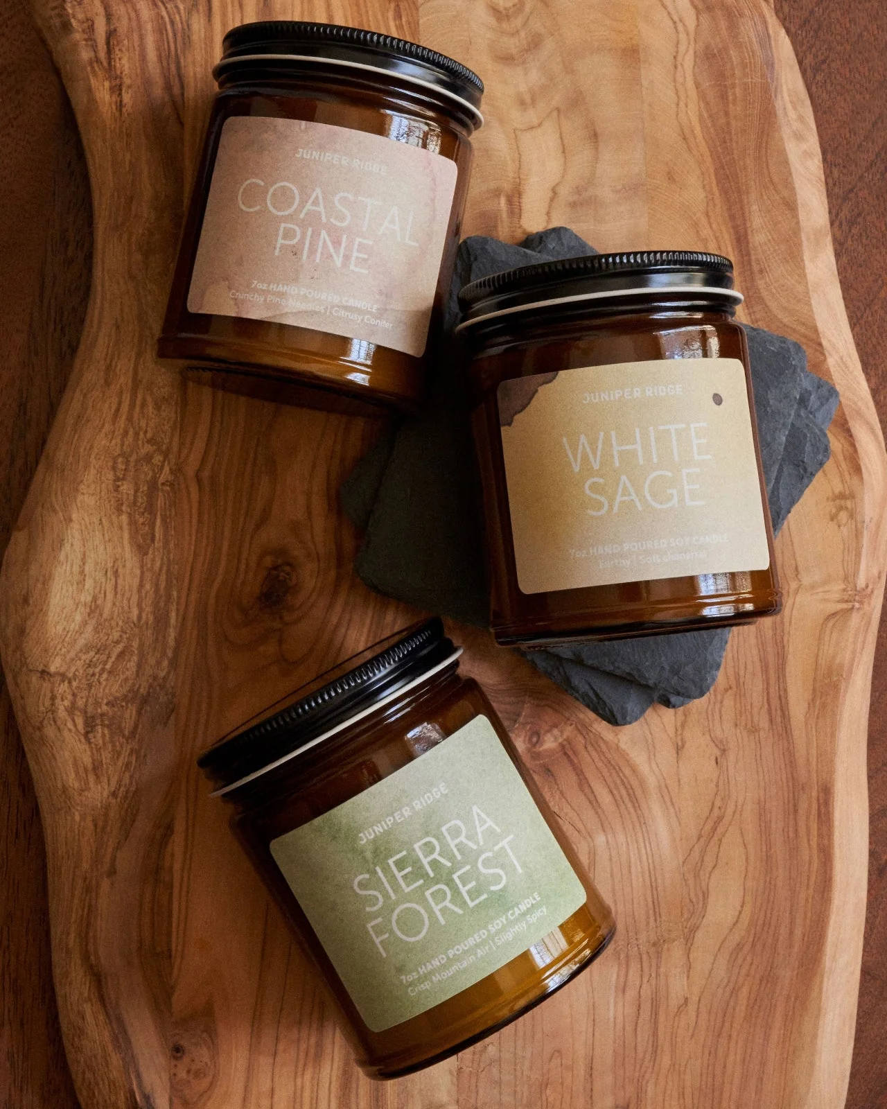 Desert Cedar Essential Oil Candle - Image 4