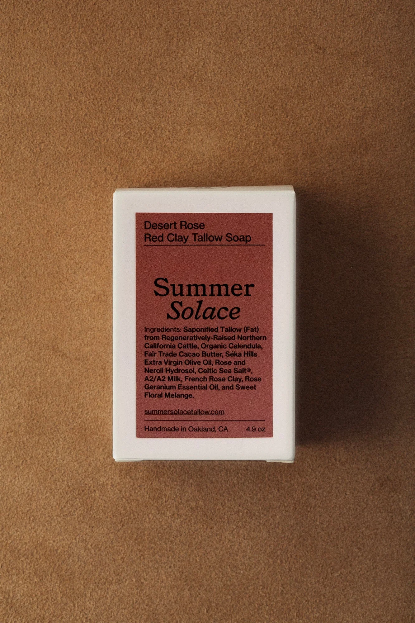 Desert Rose – Red Clay Bar Soap | Floral & Cacao Butter Infused - Image 3