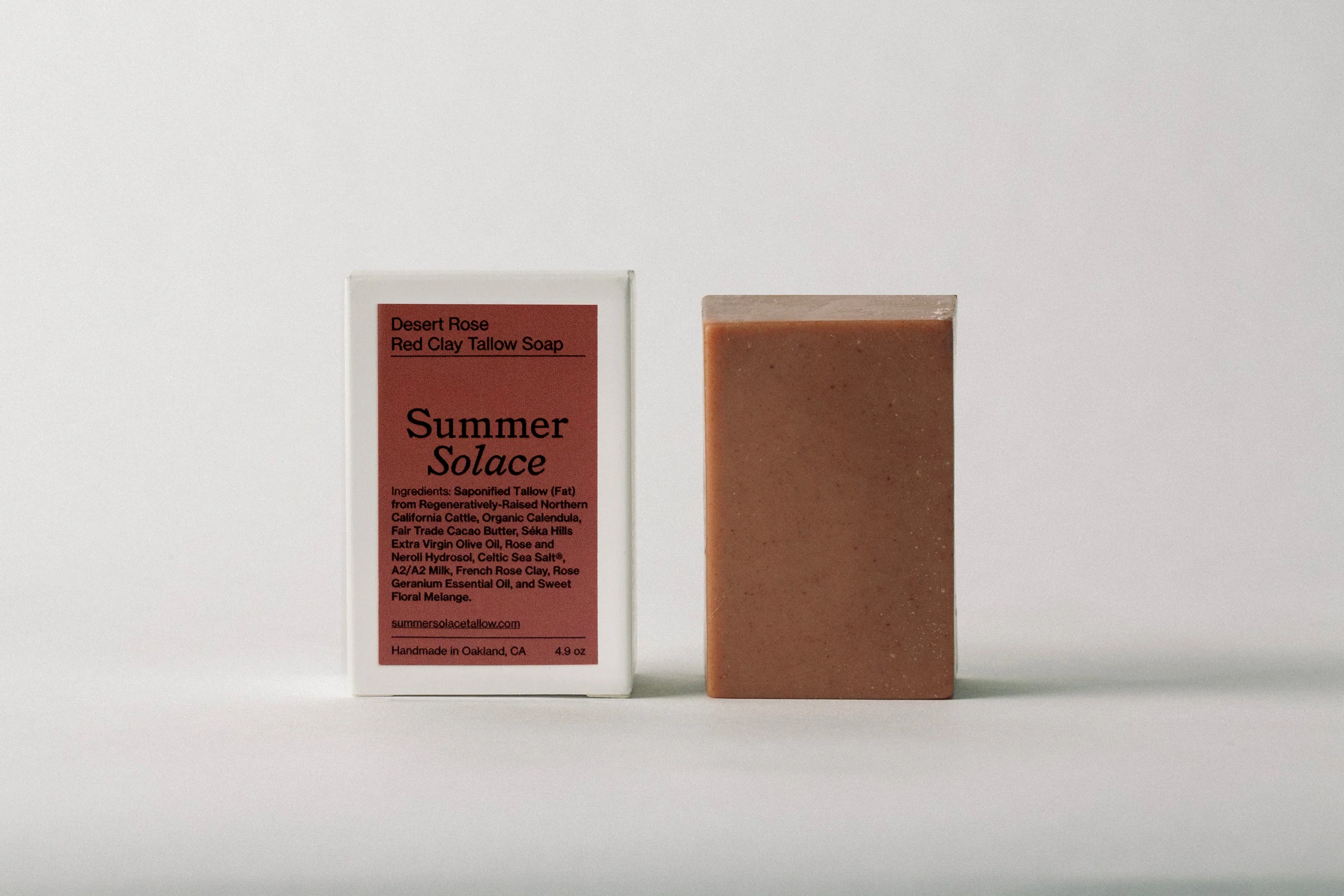 Desert Rose – Red Clay Bar Soap | Floral & Cacao Butter Infused - Image 5