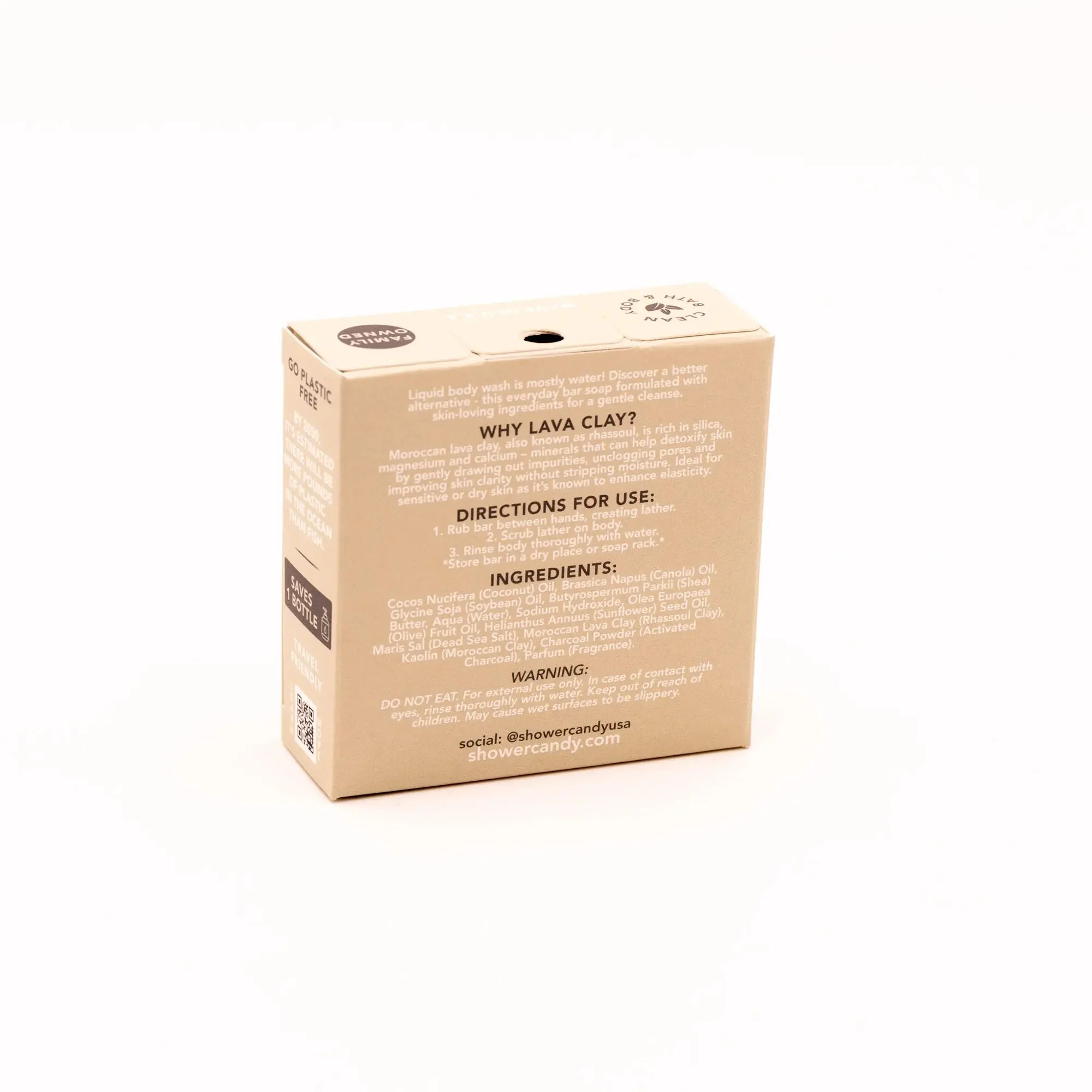 Desert Salt Body Wash Bar – Detox with Lava Clay & Minerals - Image 2