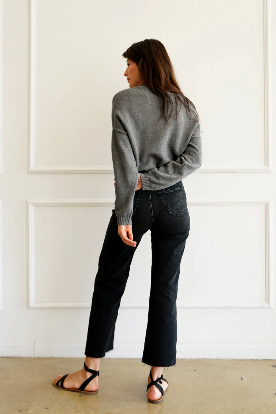 Diana Cardigan in Heather Grey - Image 3