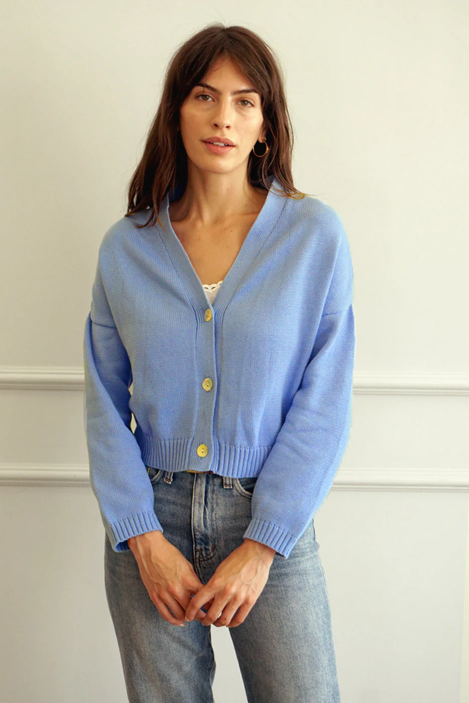 Diana Cardigan in Hydrangea - Image 2