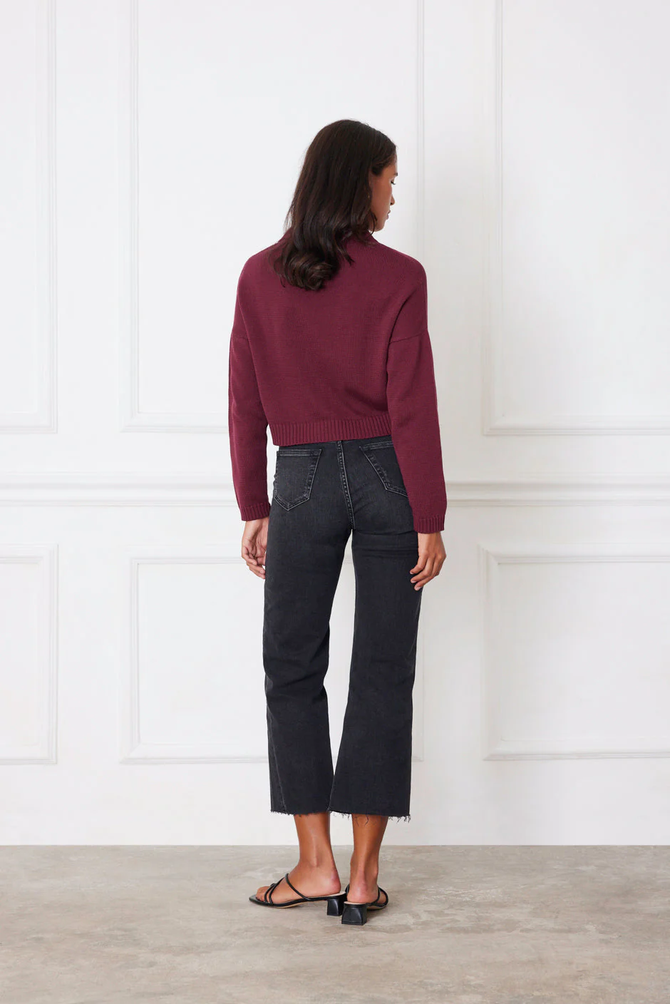 Diana Cardigan in Plum - Image 5