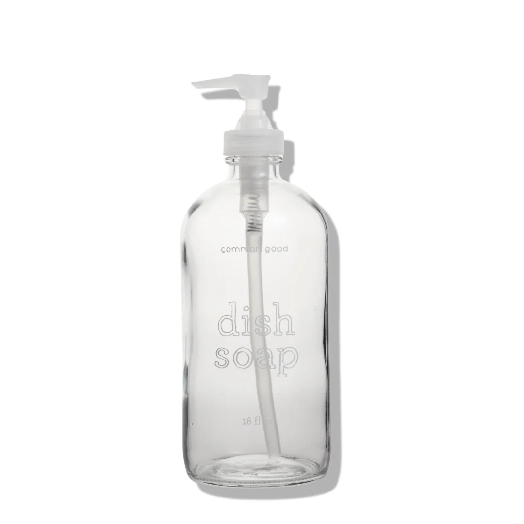 Dish Soap Empty Glass Bottle, 16oz - Image 3
