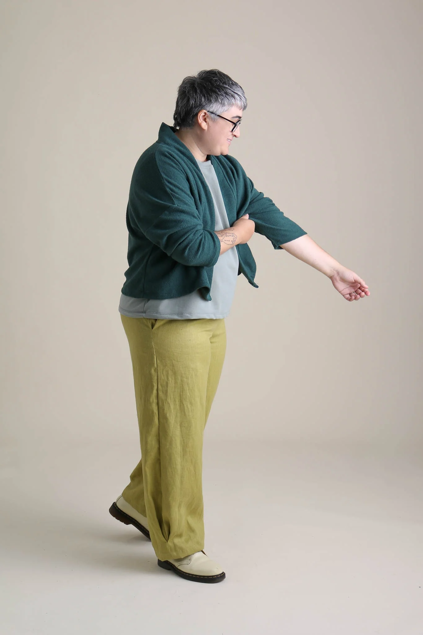 Drifter Cardigan in Marine - Image 2