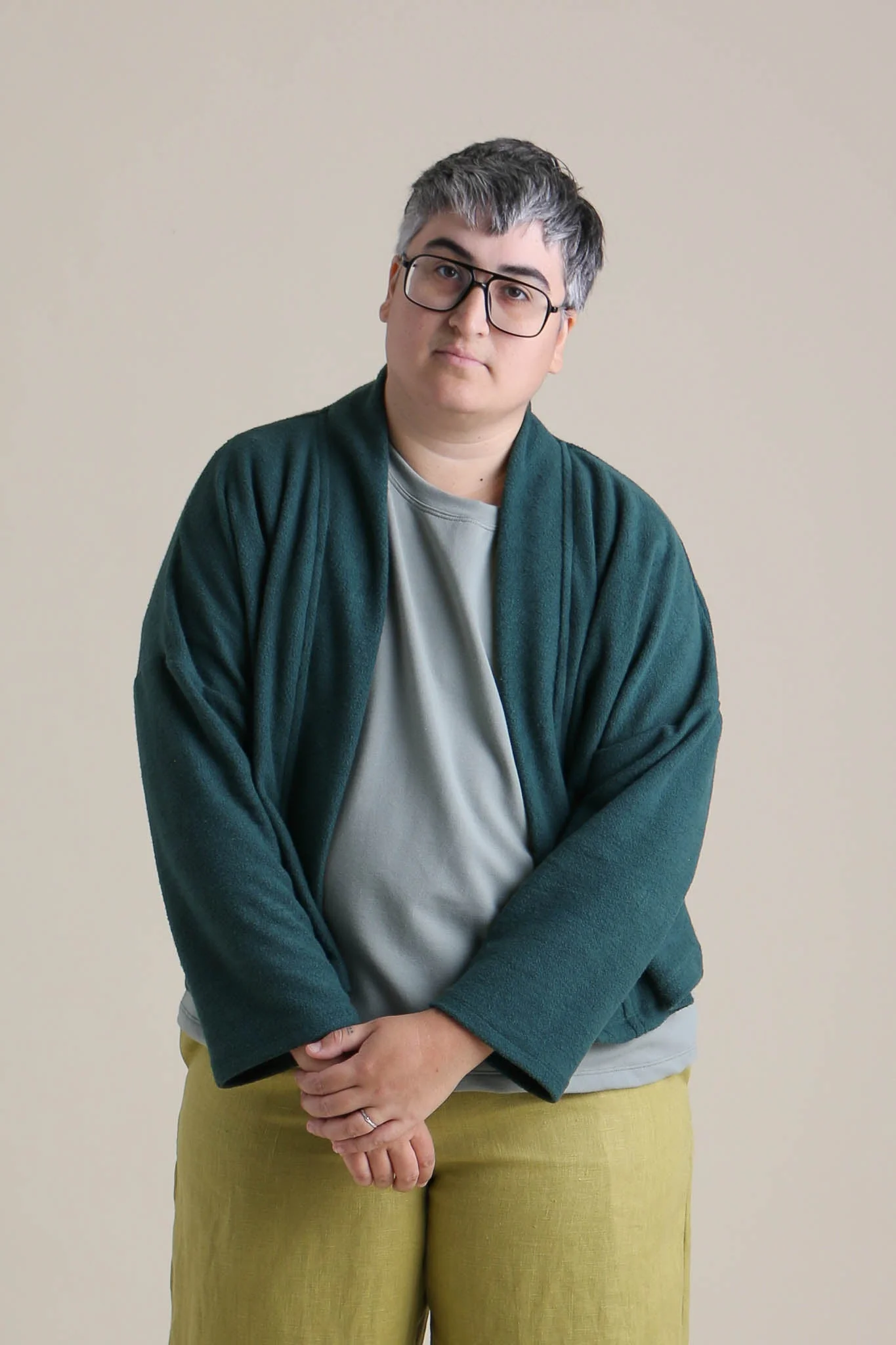 Drifter Cardigan in Marine - Image 4
