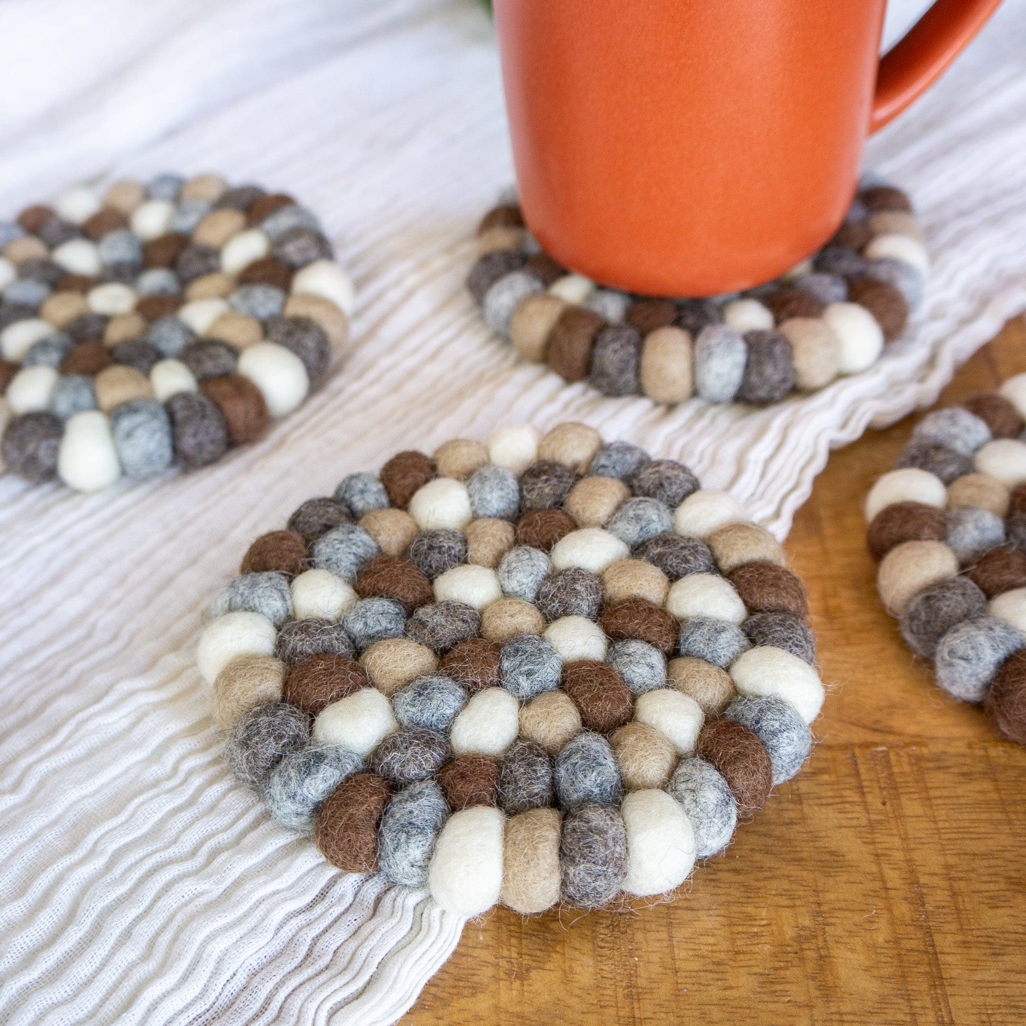 Earth Tones Eco Coasters - Image 2
