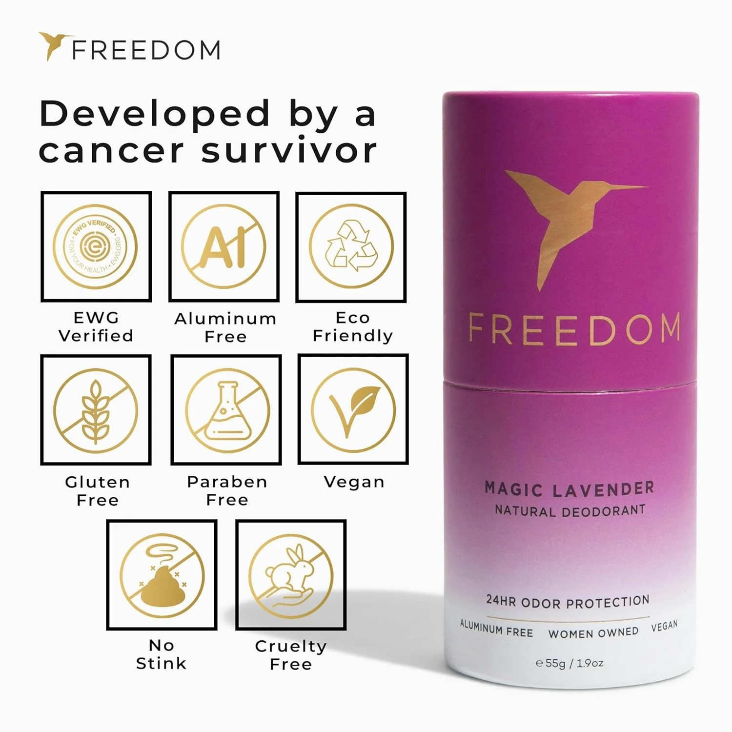 Eco-friendly Deodorant 1.9oz - Image 4