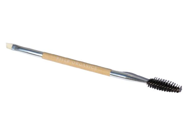 Eco-Friendly Double-Sided Bare Wood Brow & Mascara Brush - Image 3