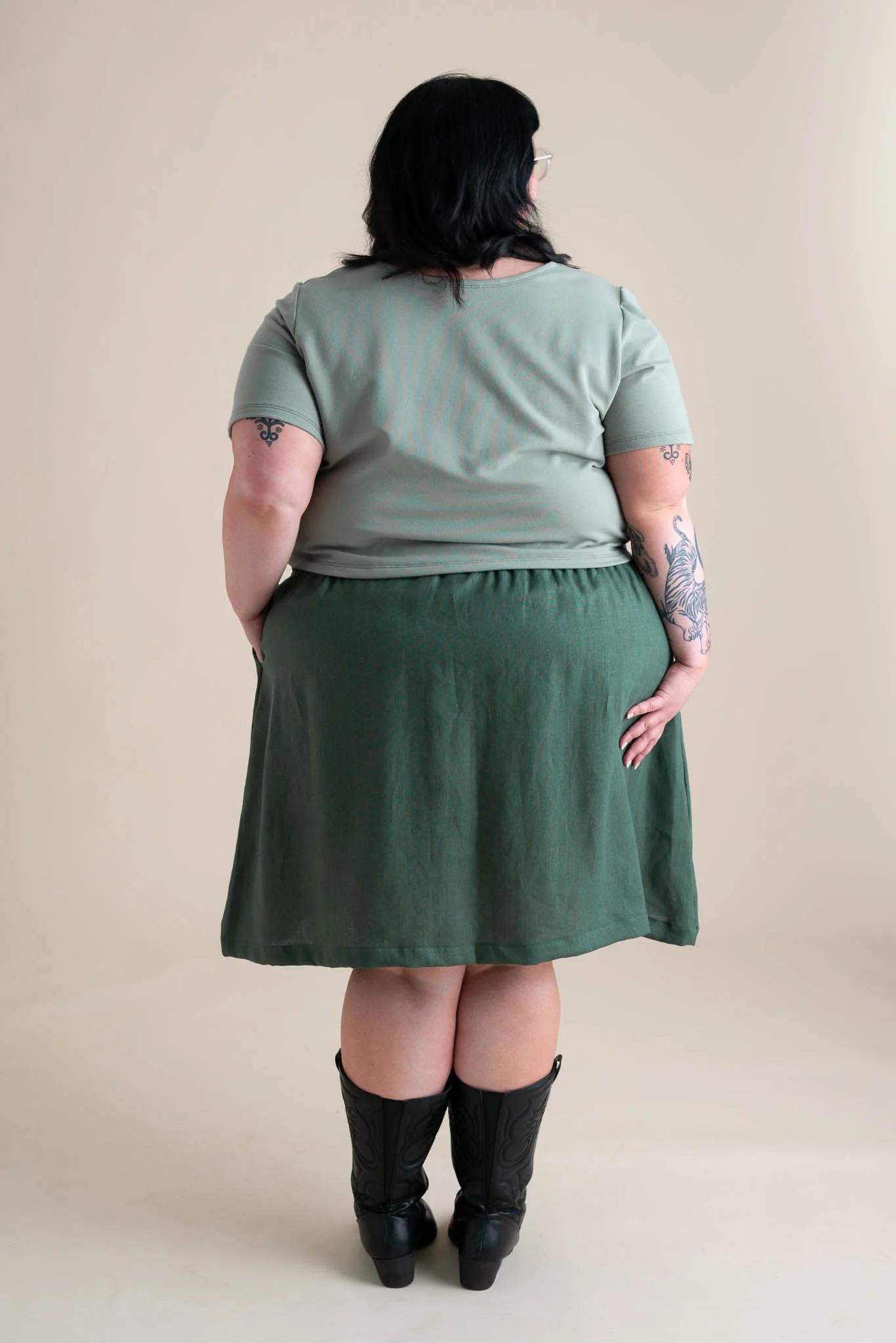 Eden Crop Tee in Pistachio - Image 7