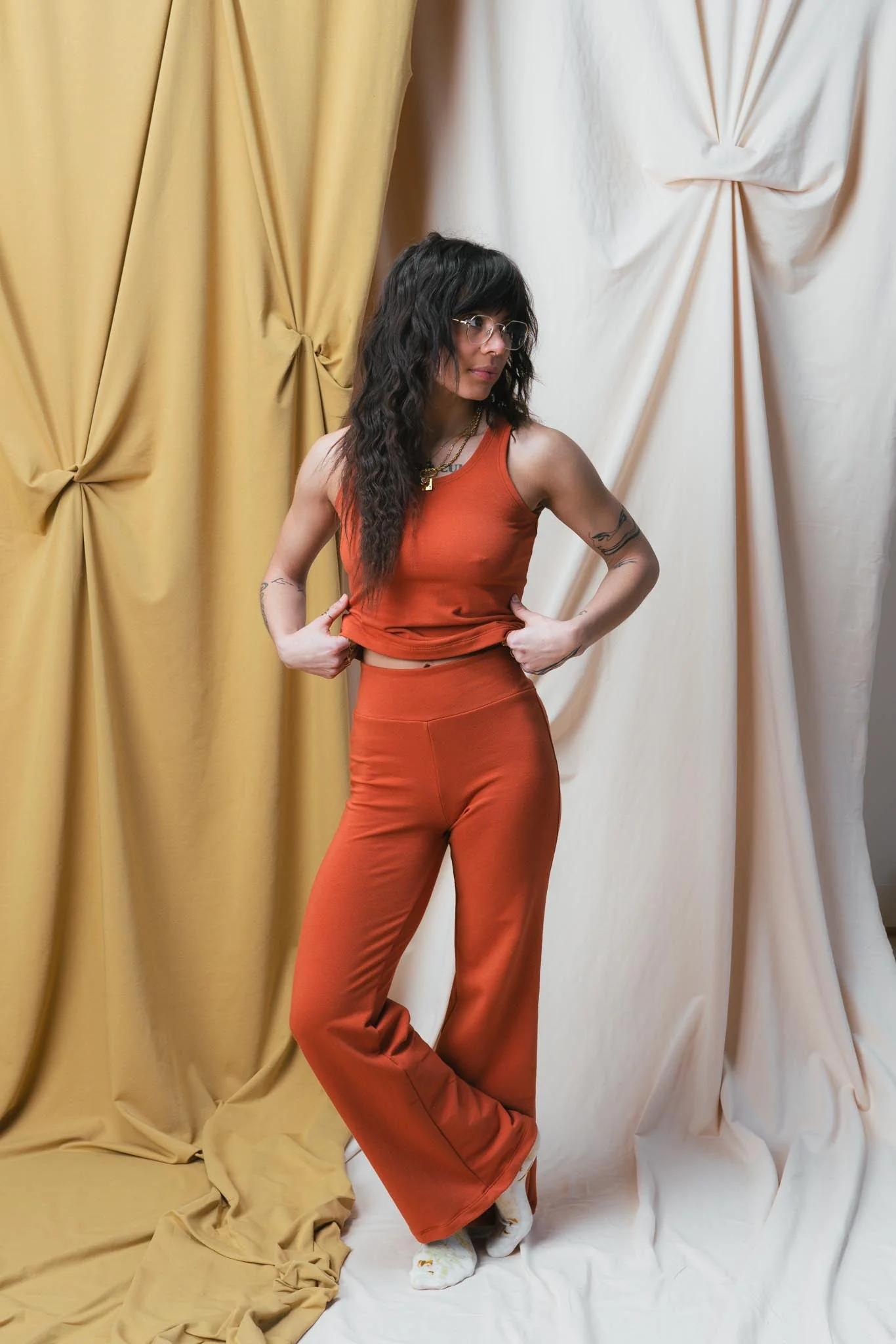 Eleanor Pants in Persimmon - Image 4