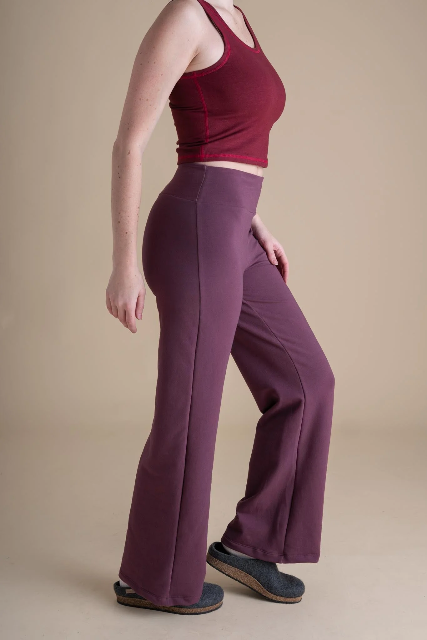 Eleanor Pants in Plum - Image 2