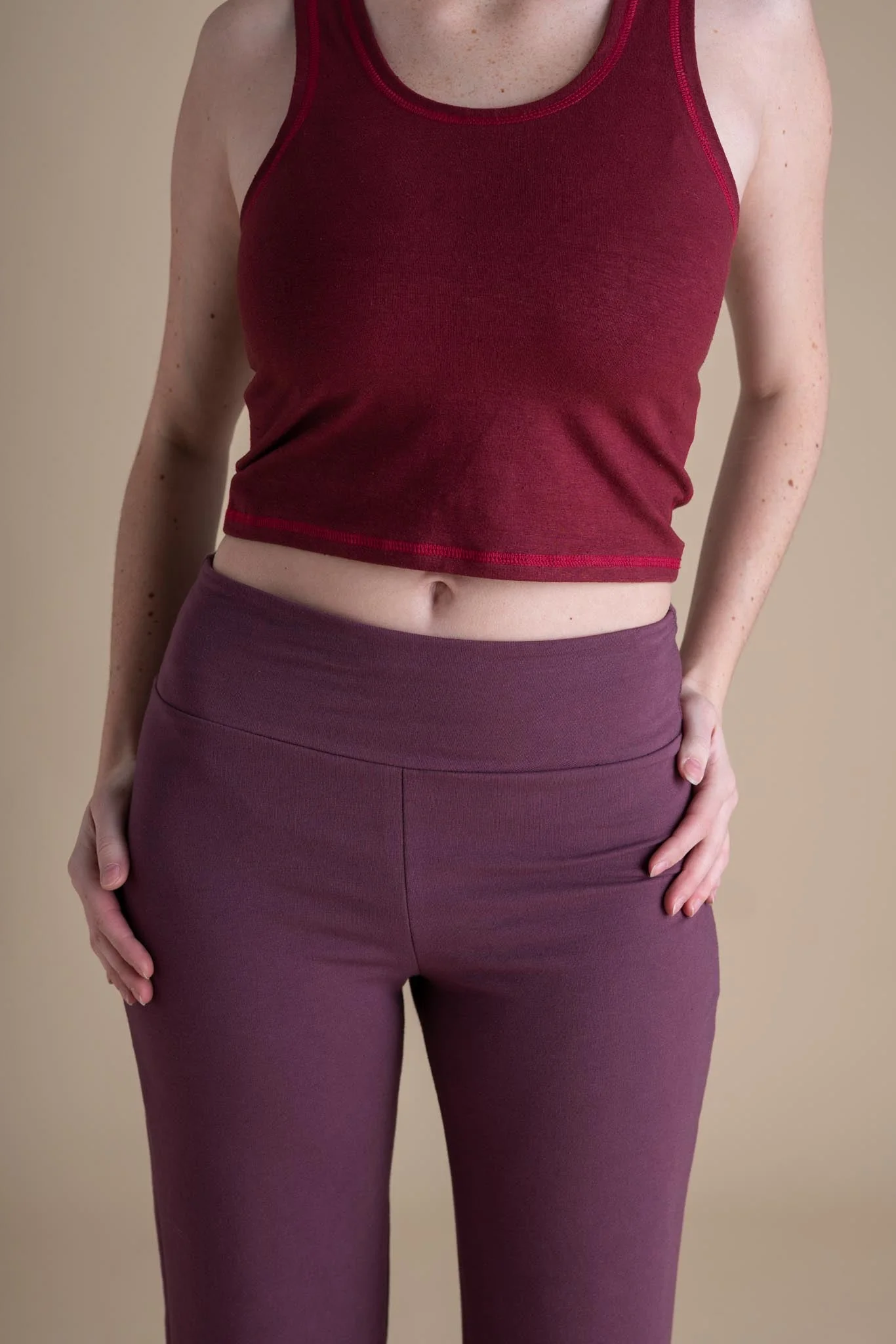 Eleanor Pants in Plum - Image 3