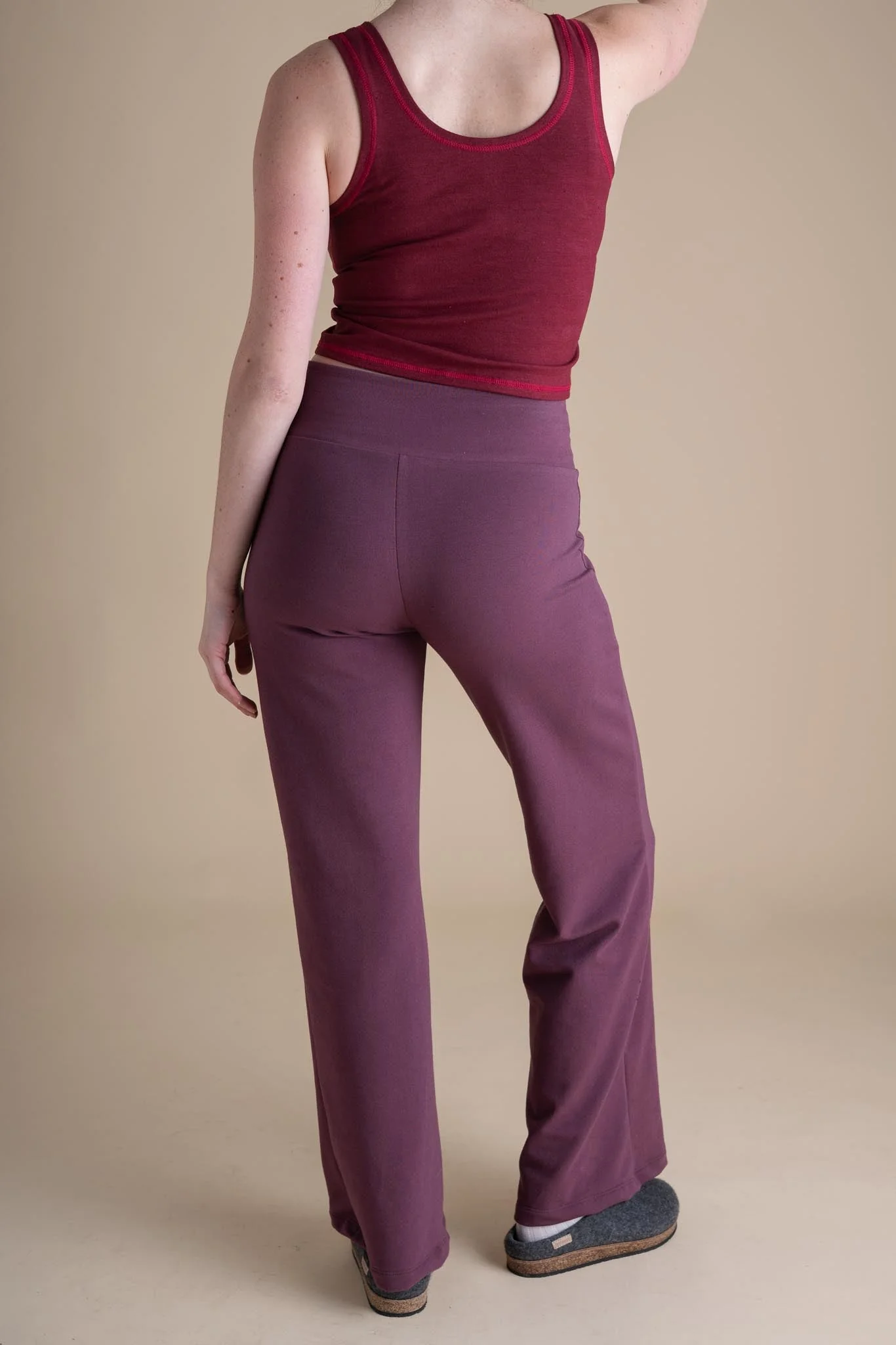 Eleanor Pants in Plum - Image 4