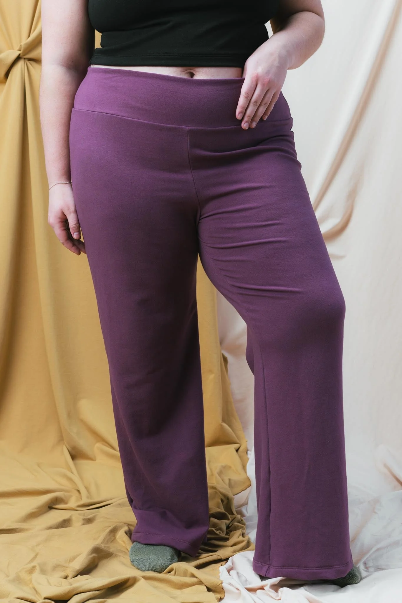 Eleanor Pants in Plum - Image 5