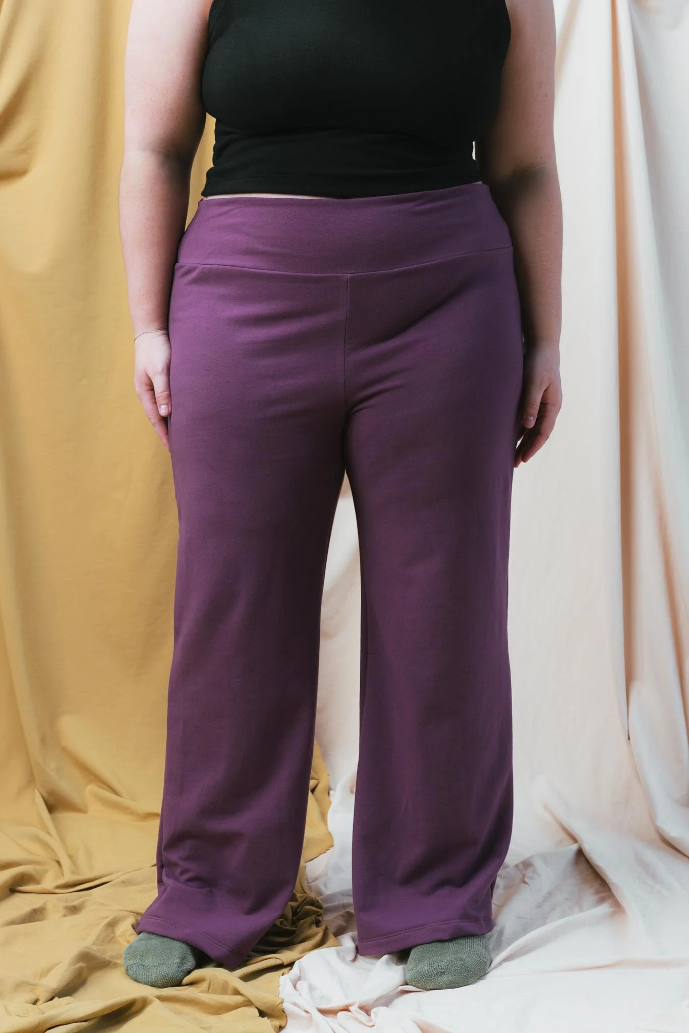 Eleanor Pants in Plum - Image 6