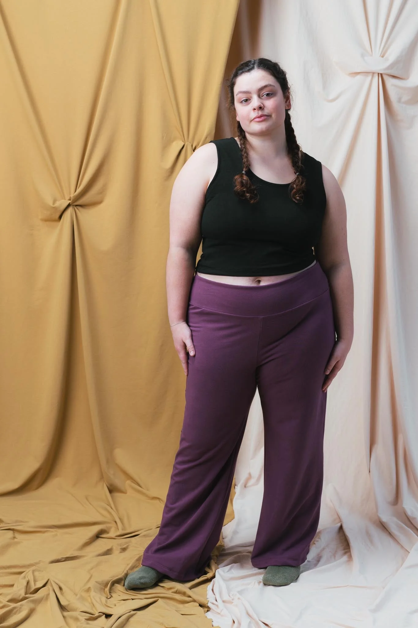 Eleanor Pants in Plum - Image 8