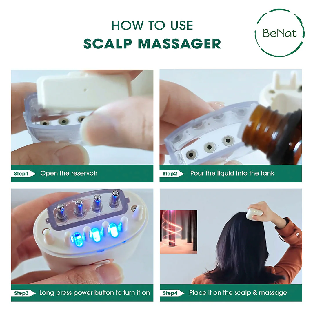 Electric Oil Applicator and Vibration Scalp Massager 2 in 1 - Image 5