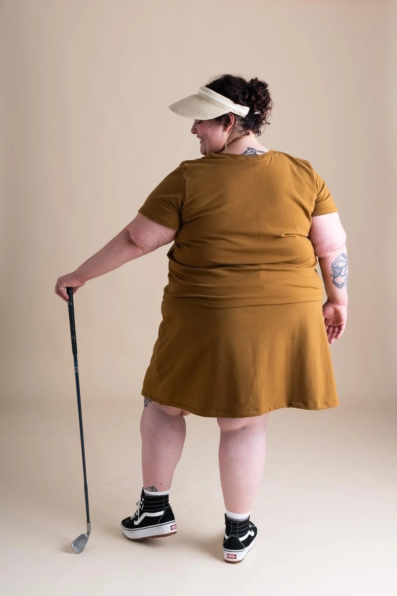 Elsa Skort in Almond - Image 7