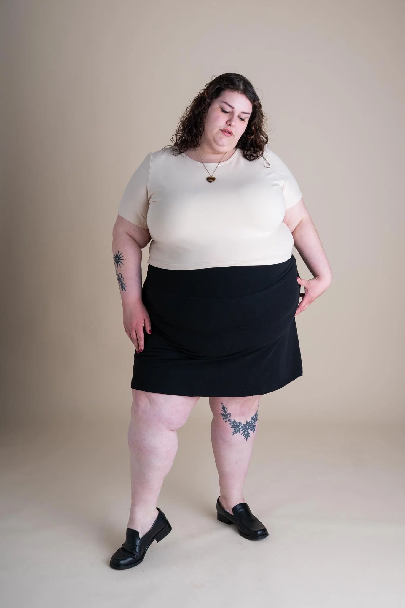 Elsa Skort in Licorice - Image 2