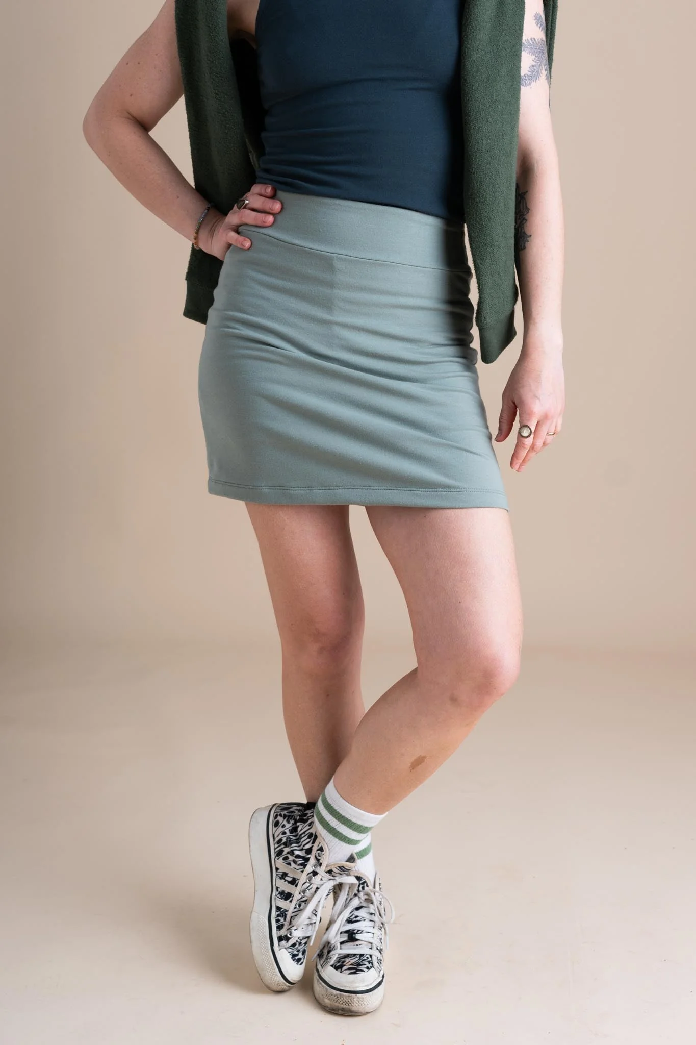Elsa Skort in Pistachio - Image 10