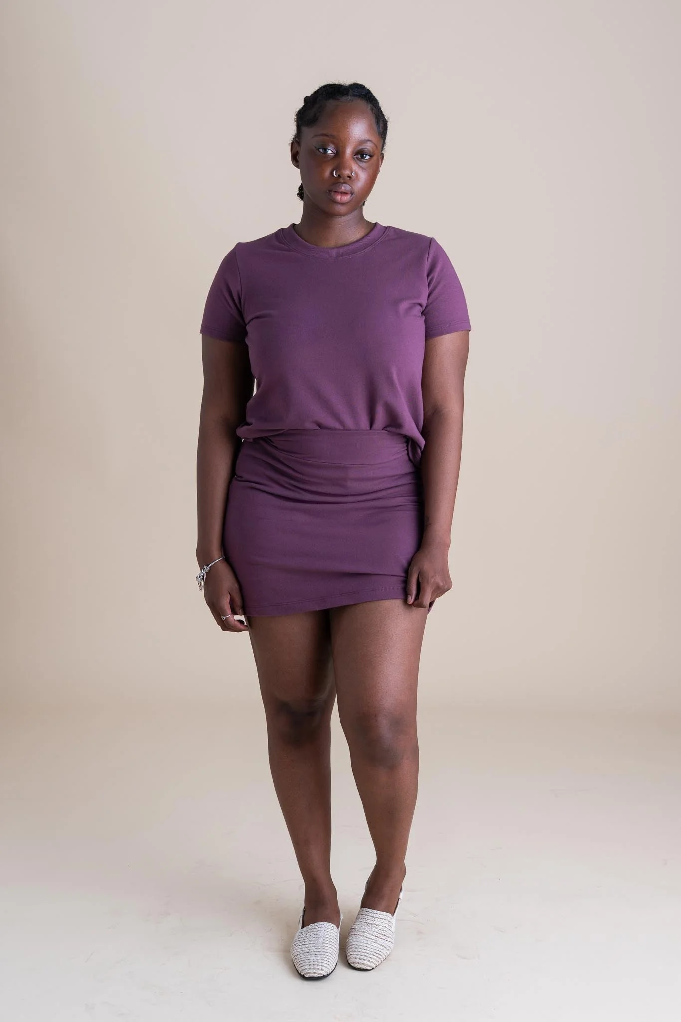 Elsa Skort in Plum - Image 4