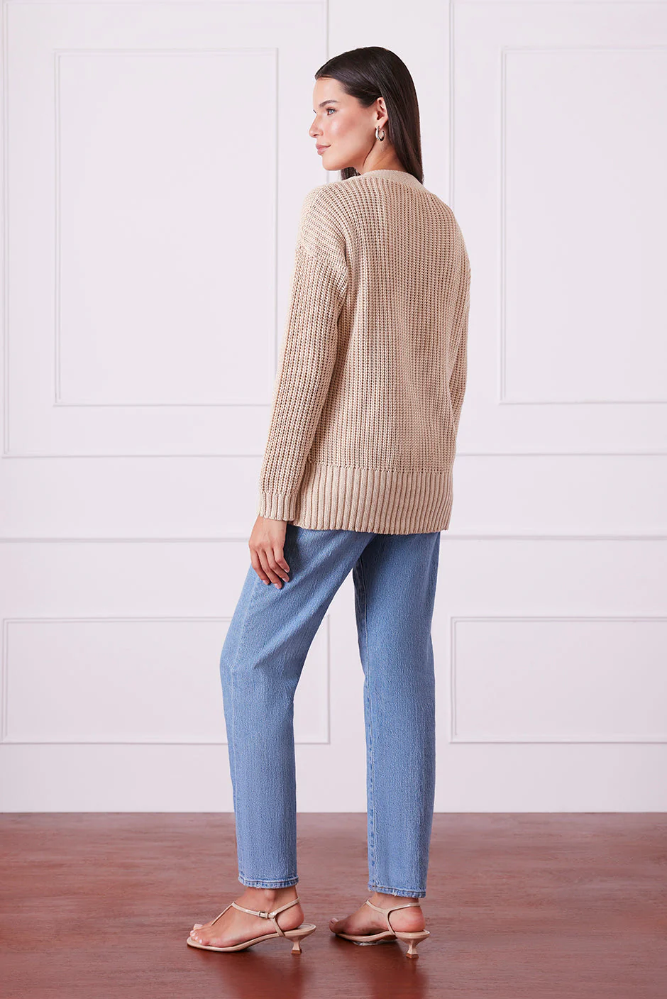 Emily Cardigan in Sand - Image 5